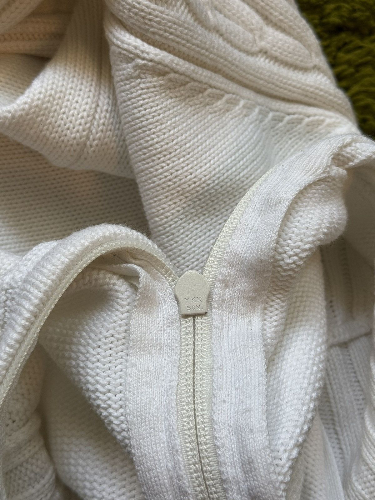 Lacoste × Vintage Lacoste 2000s vintage ribbed zip cardigan sweater Y2K Size M / US 6-8 / IT 42-44 - 5 Thumbnail