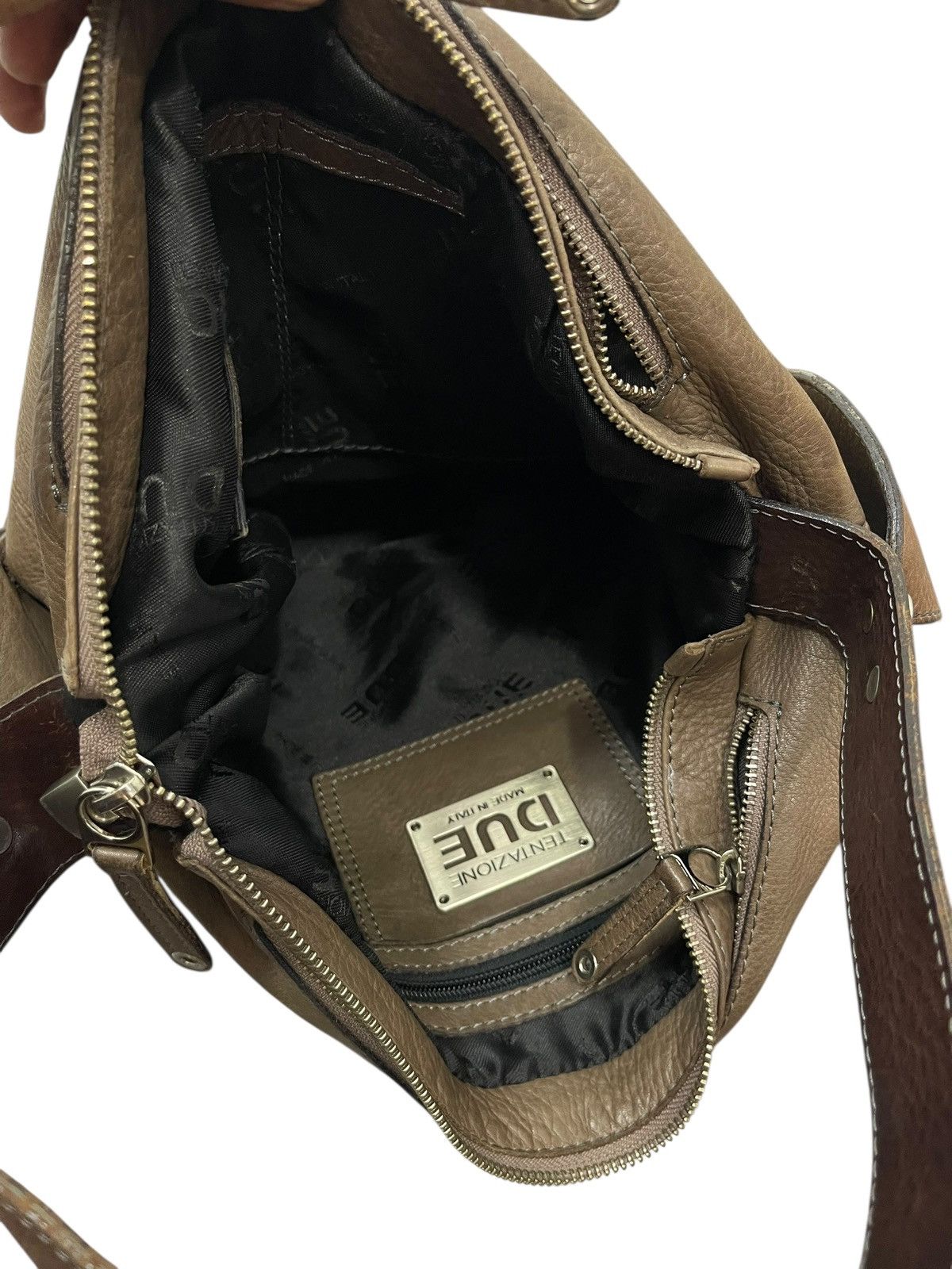 Other Full Leather Due Italy Hobo Bag prada julius dior amiri 8🟩 Size ONE SIZE - 18 Thumbnail