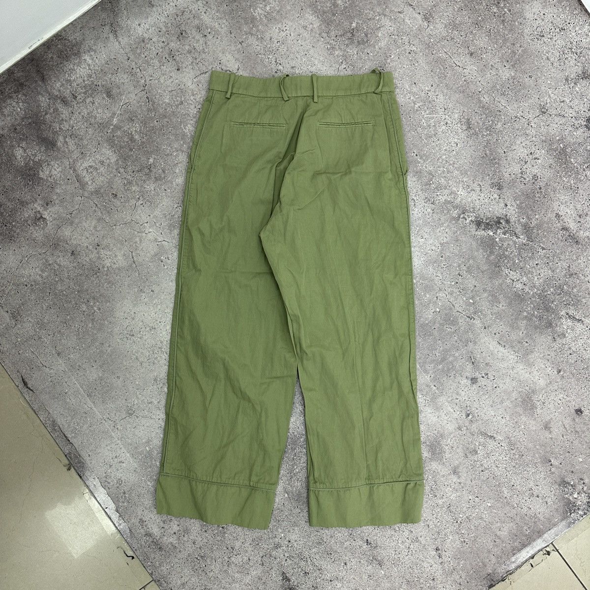 Vintage Vintage 00s The Gigi Italy straight olive pants baggy y2k Size 30" / US 8 / IT 44 - 4 Thumbnail