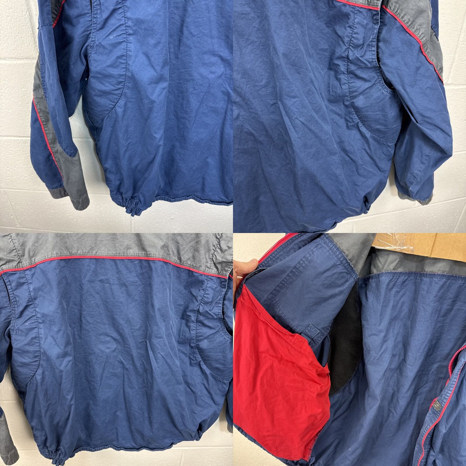 Vintage VINTAGE Toyota Mechanic Employee Work Jacket Blue Grey Mens XL Zip Up Direct Jacket Size US XL / EU 56 / 4 - 10 Thumbnail