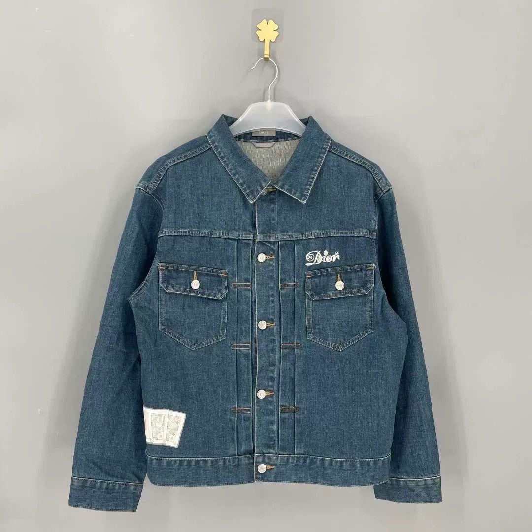 Dior DIOR x KENNY Denim Jacket Size US M / EU 48-50 / 2 - 1 Thumbnail