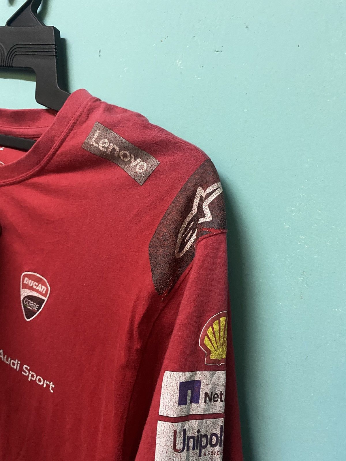 Audi × Ducati Official Ducati Lenovo Moto GP Team T Shirt by Alpinestars Size US L / EU 52-54 / 3 - 6 Thumbnail