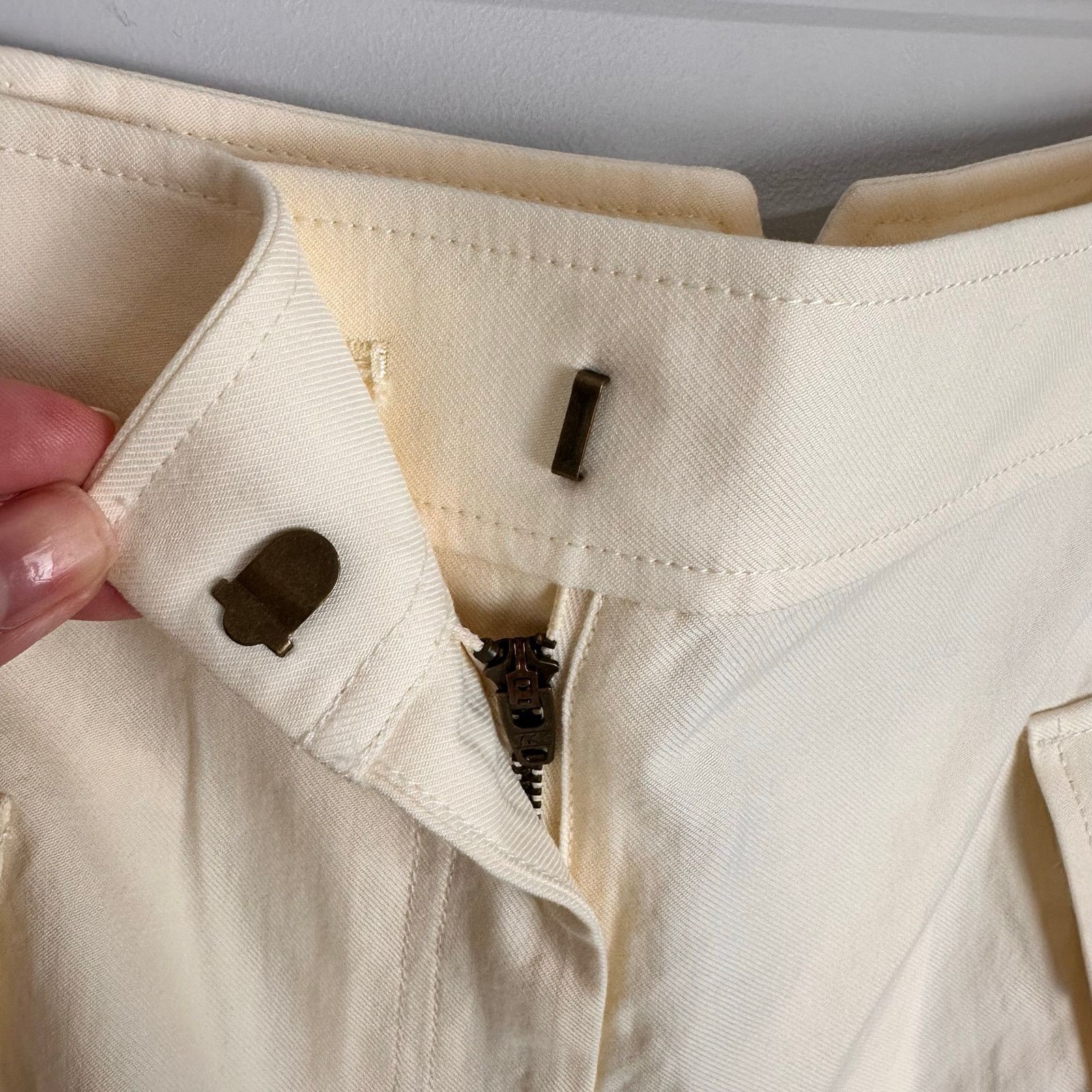 Ulla Johnson Ulla Johnson Sadie High-Rise Cargo Cotton Tencel Shorts 14 Size 36" / US 14 / IT 50 - 8 Thumbnail