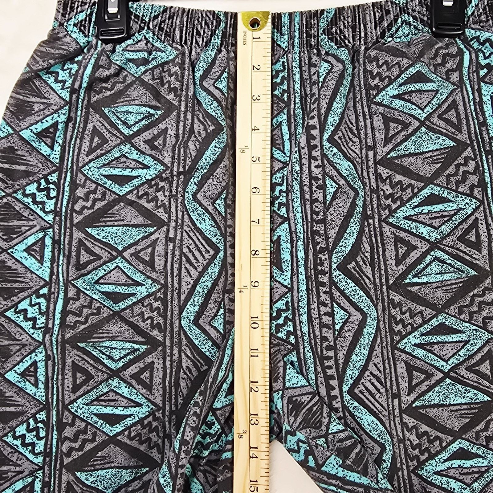 Other Vintage Surf Gear Geometric Cotton Swim Board Shorts Medium Size US 30 / EU 46 - 9 Thumbnail