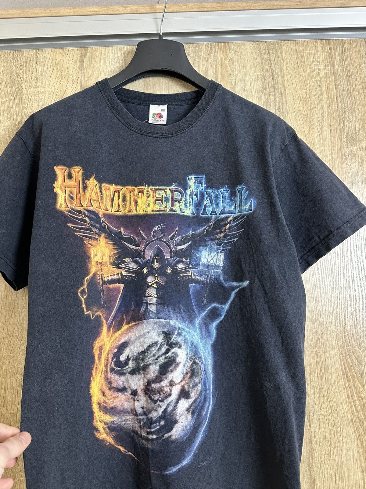 Band Tees 🔥 Vintage 2009 HammerFall Tour Metal Band Tee Shirt Size US L / EU 52-54 / 3 - 3 Thumbnail