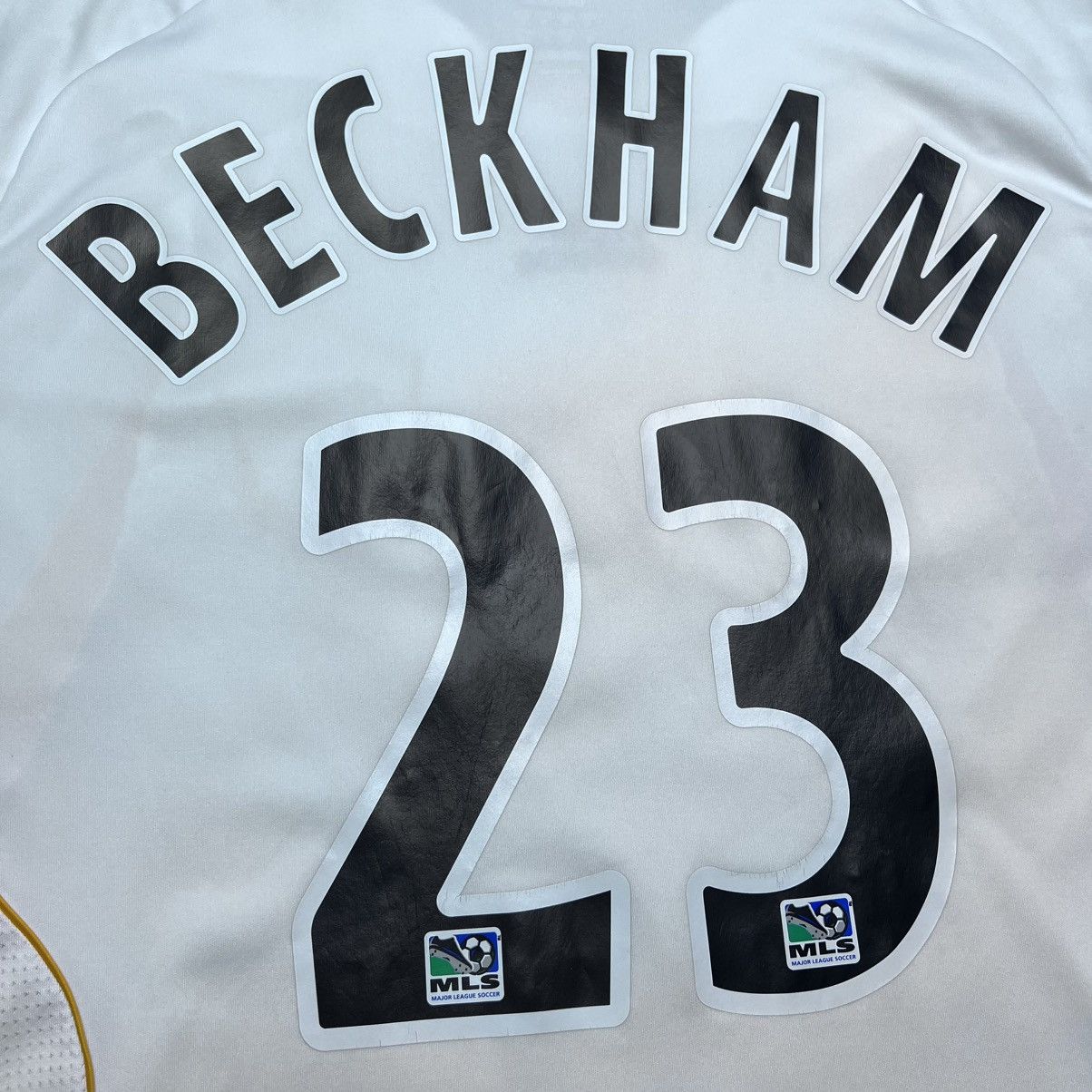 Adidas 2007 LA Galaxy David Beckham Adidas Soccer Football Jersey Size US L / EU 52-54 / 3 - 6 Thumbnail