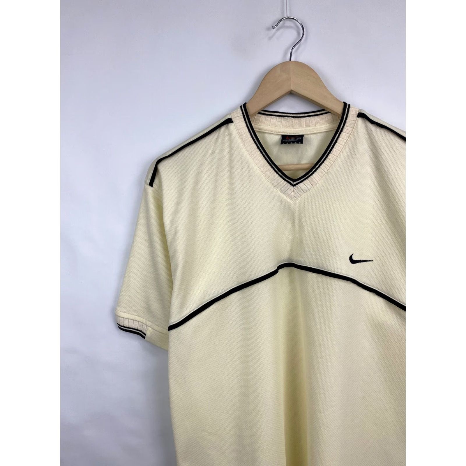 Nike VINTAGE Nike 90s T-Shirt Men L Beige Shirts Mens Size US L / EU 52-54 / 3 - 3 Thumbnail