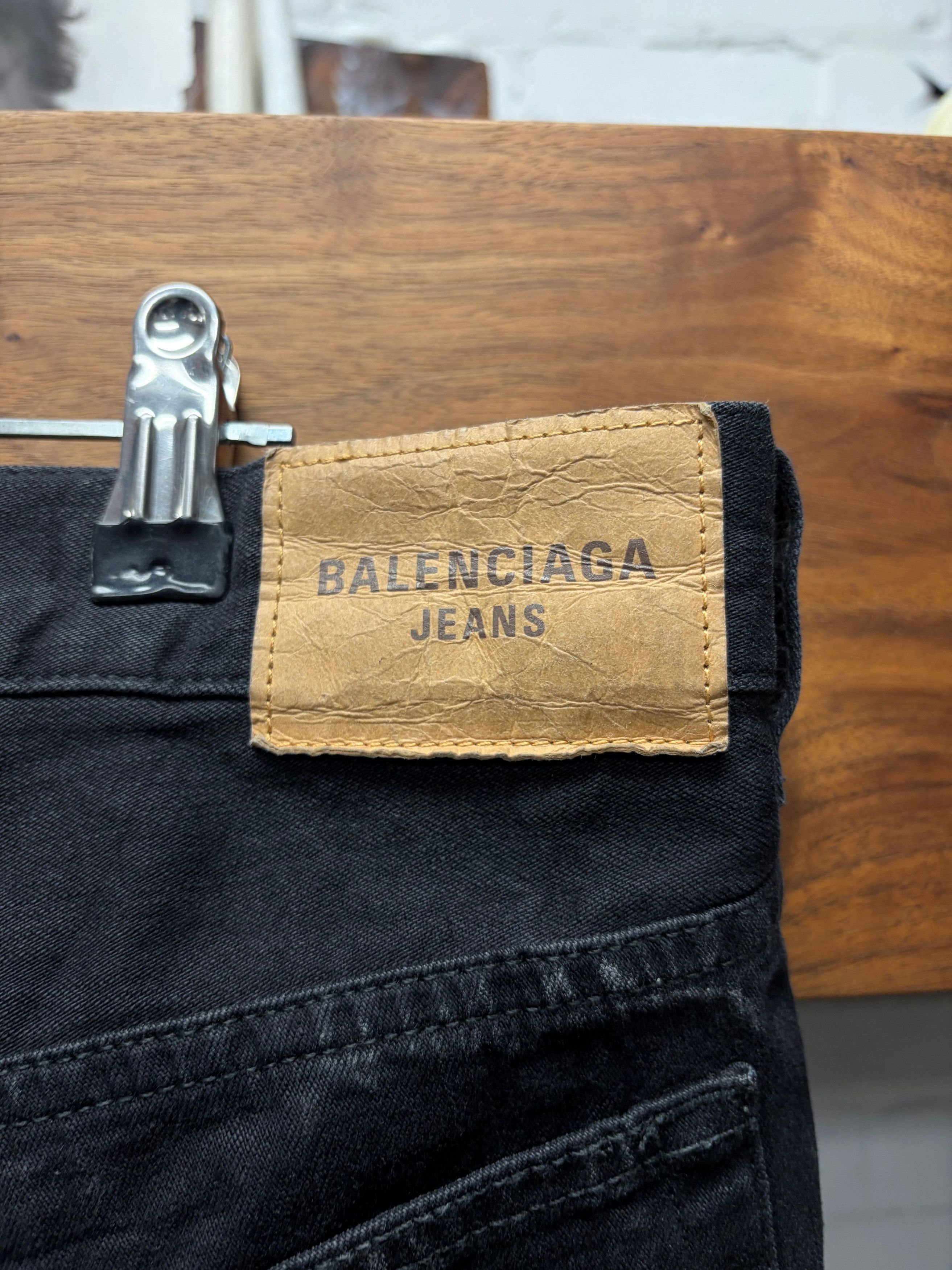 Balenciaga 2023 Balenciaga Flared Leg Black Bootcut Denim Size US 34 / EU 50 - 5 Thumbnail
