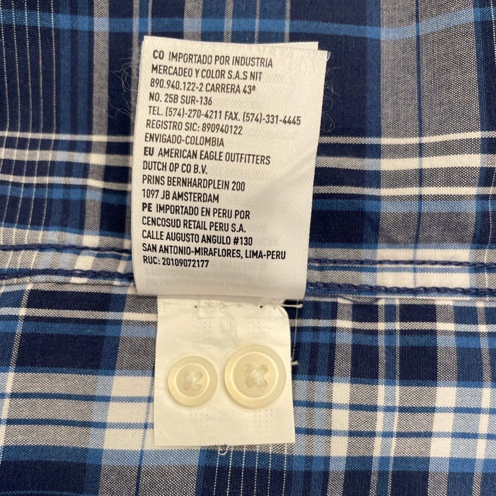 American Eagle Outfitters American Eagle Outfitters Plaid Poplin Button Down Shirt S Size US S / EU 44-46 / 1 - 8 Thumbnail