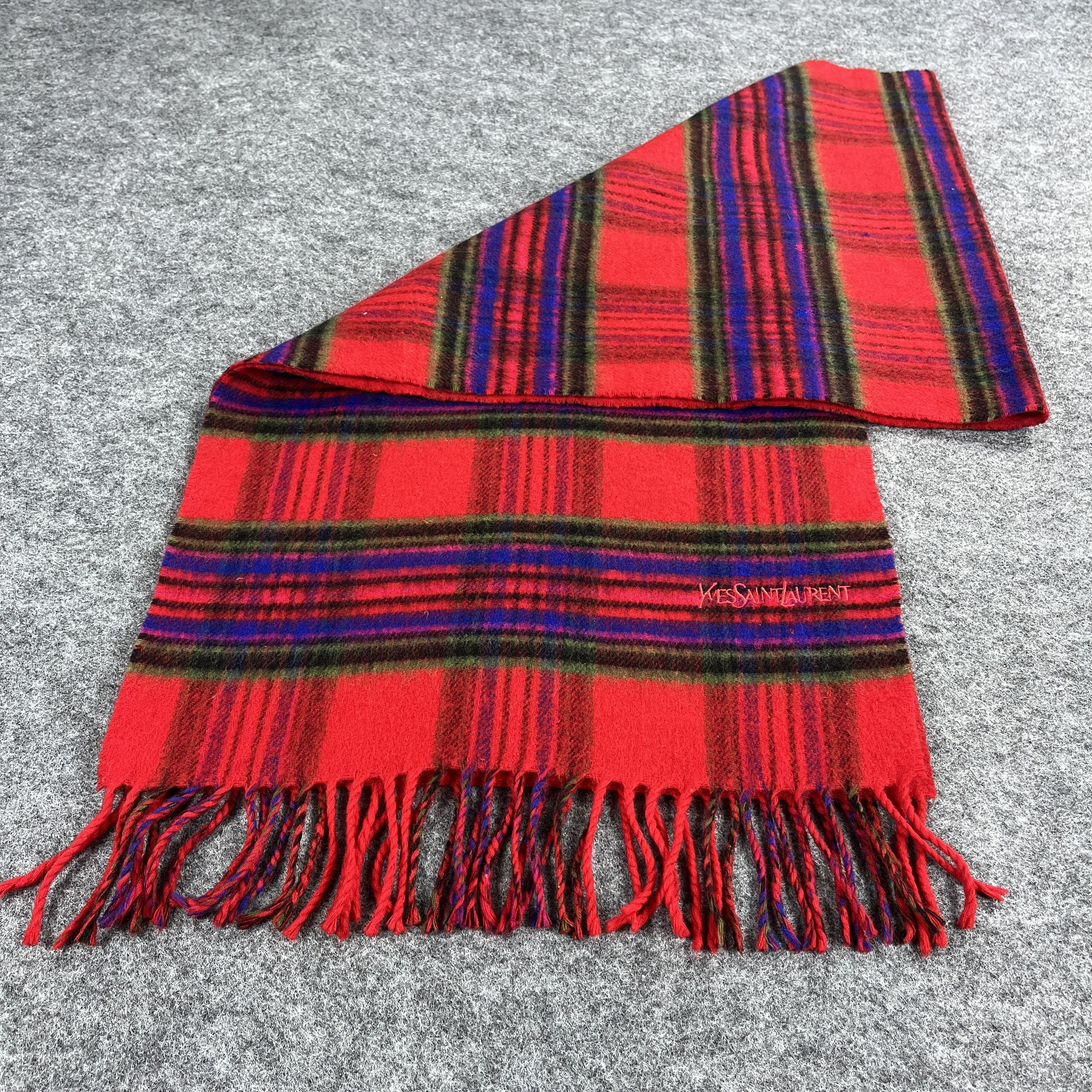 Vintage Yves Saint Laurent Scarf / Muffler / Neckwear T872 Size ONE SIZE - 5 Thumbnail