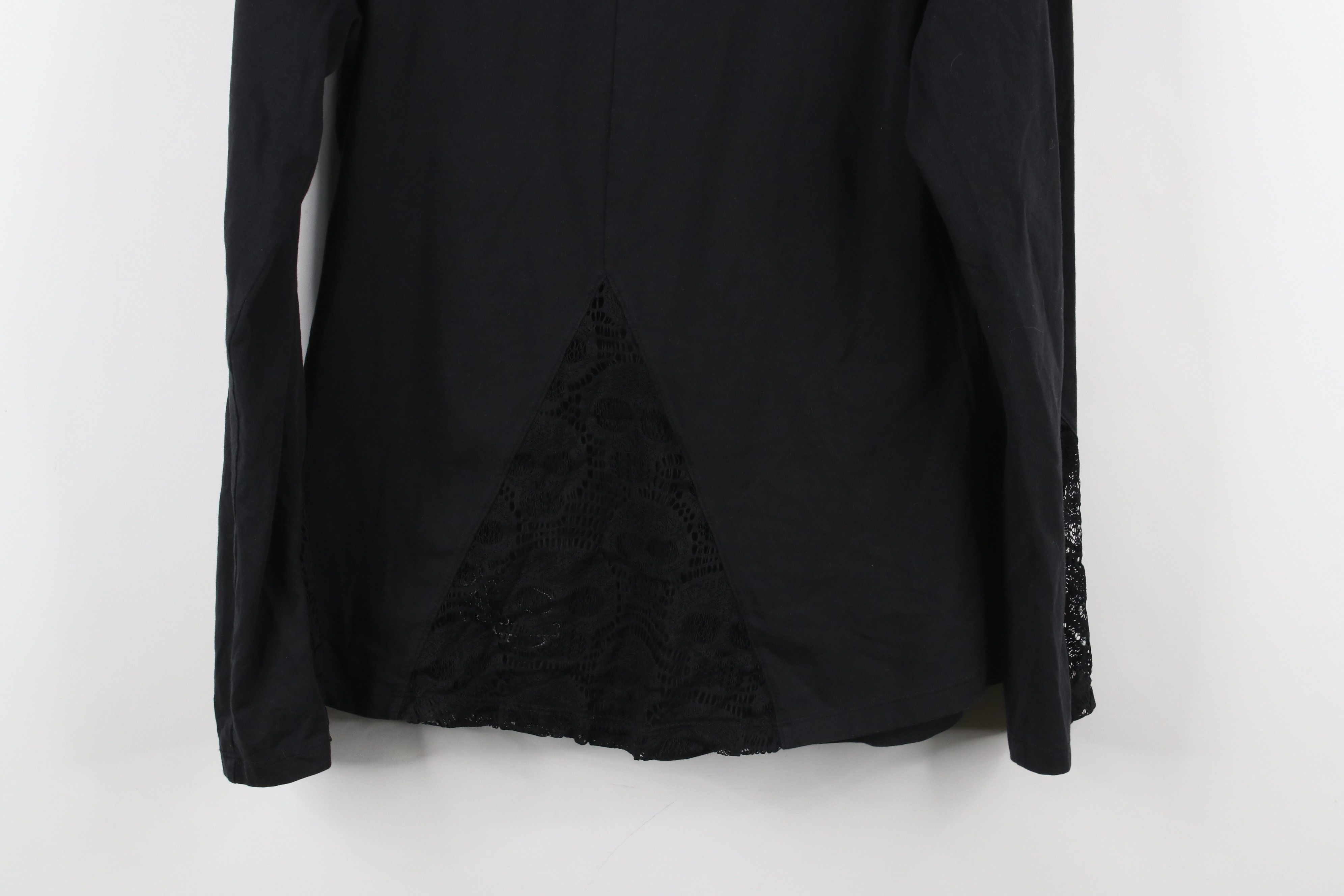 Harley Davidson × Vintage Vintage Y2K Harley Davidson Skull Lace Long Sleeve T-Shirt Size L / US 10 / IT 46 - 13 Thumbnail
