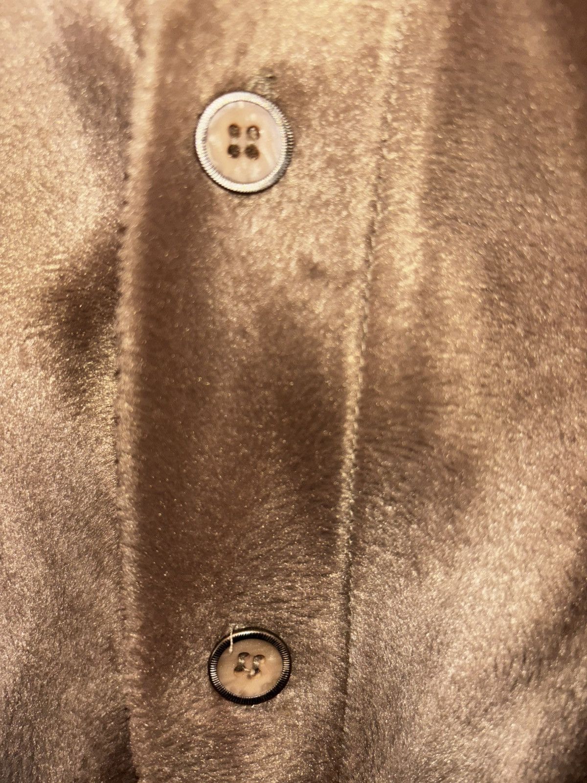 Jordan Craig Jordan Craig Tan Velour Button Up Shirt Long Sleeve Size XXL Size US XXL / EU 58 / 5 - 3 Thumbnail
