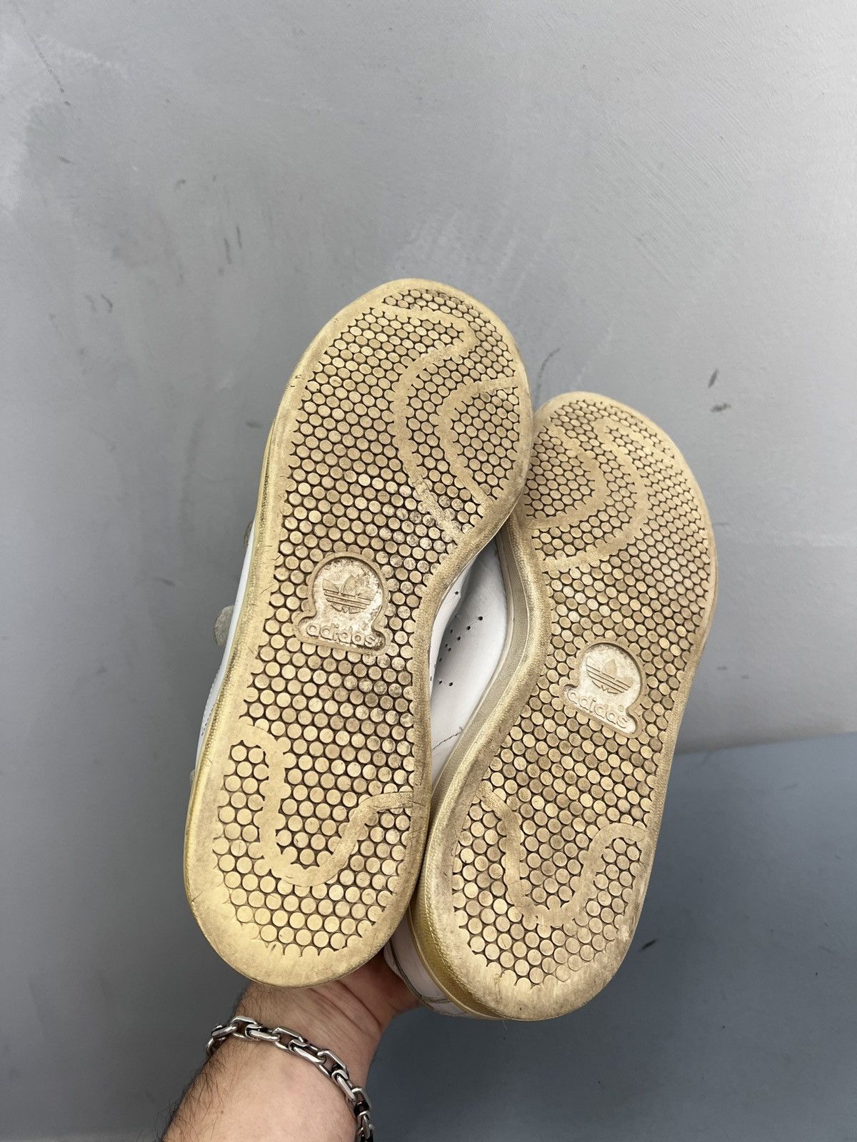 Adidas × Designer × Raf Simons Adidas Raf Simons Stan Smith white leather 2013 Size US 9 / EU 42 - 5 Thumbnail