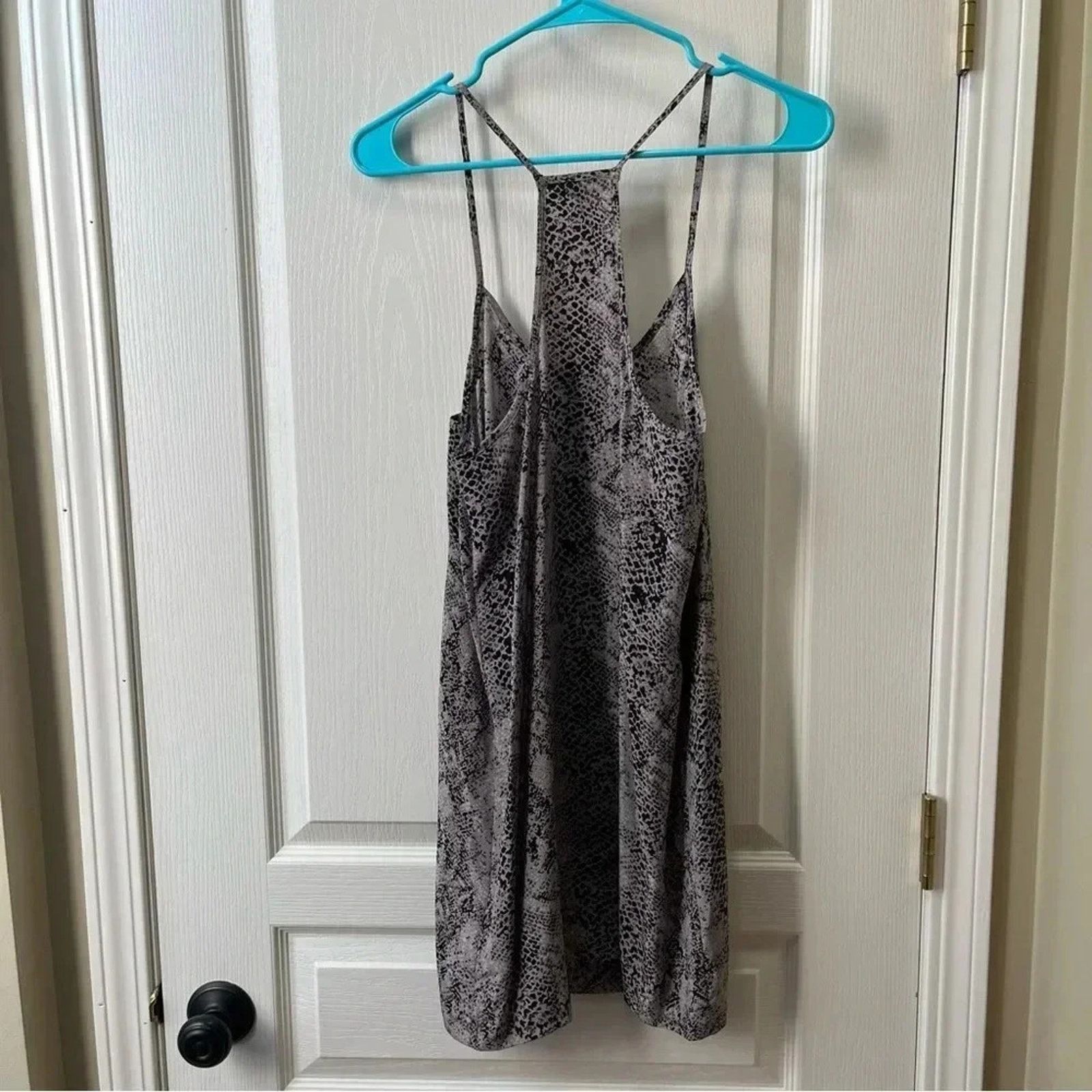 Joie JOIE Cambridge 100% Silk Snake Print Mini Slip Dress Size XS / US 0-2 / IT 36-38 - 6 Thumbnail