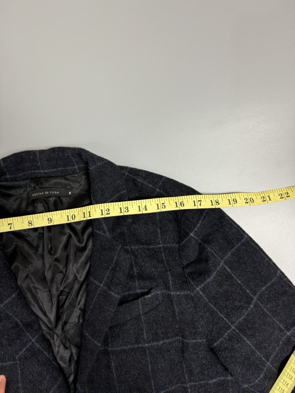 GOSTAR DE FUGA Gostar De fuga Checkered OverCoat Wool Jacket Size US S / EU 44-46 / 1 - 14 Thumbnail