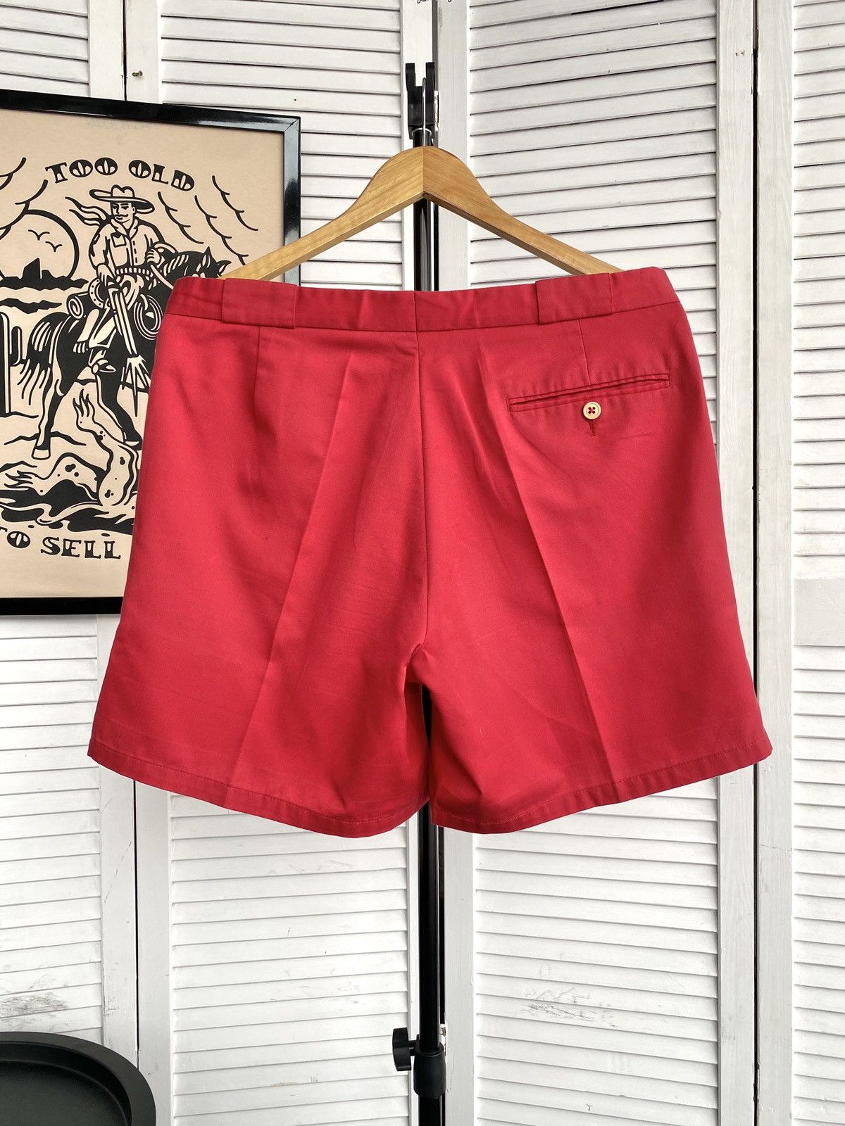 Adidas × Vintage Vintage 90s Adidas Tennis Shorts West Gearmany Cotton Size US 34 / EU 50 - 2 Thumbnail