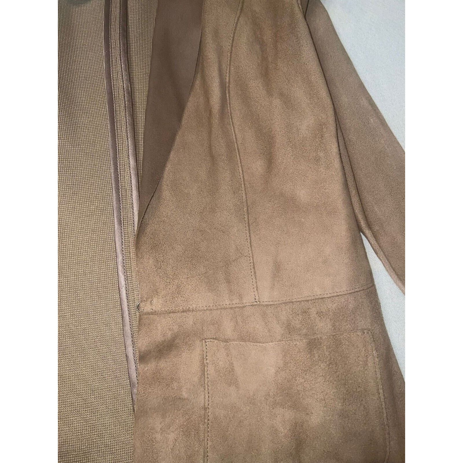 FALCONERI Italy Fine Leather Suede Womens Jacket Size XS