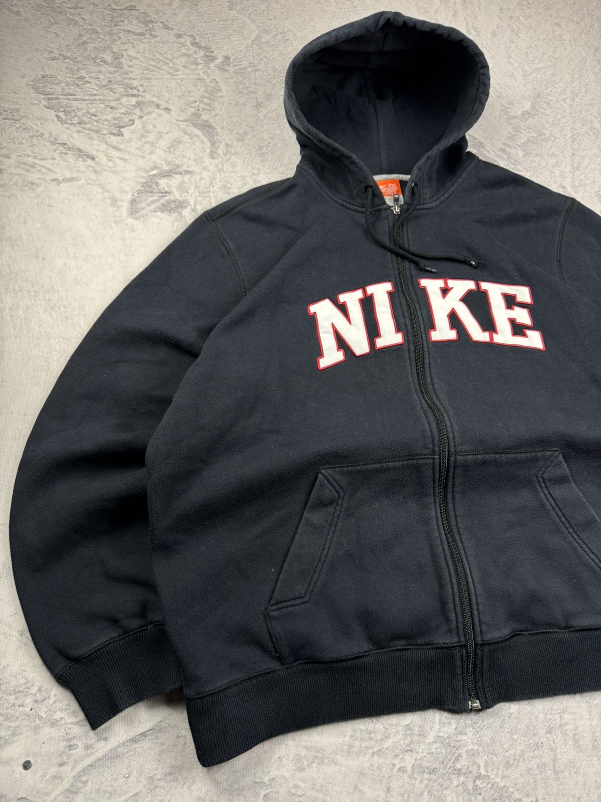 Nike × Vintage NIKE VINTAGE CENTER LOGO OVERSIZE BOXY HOODIE Size US XL / EU 56 / 4 - 2 Thumbnail