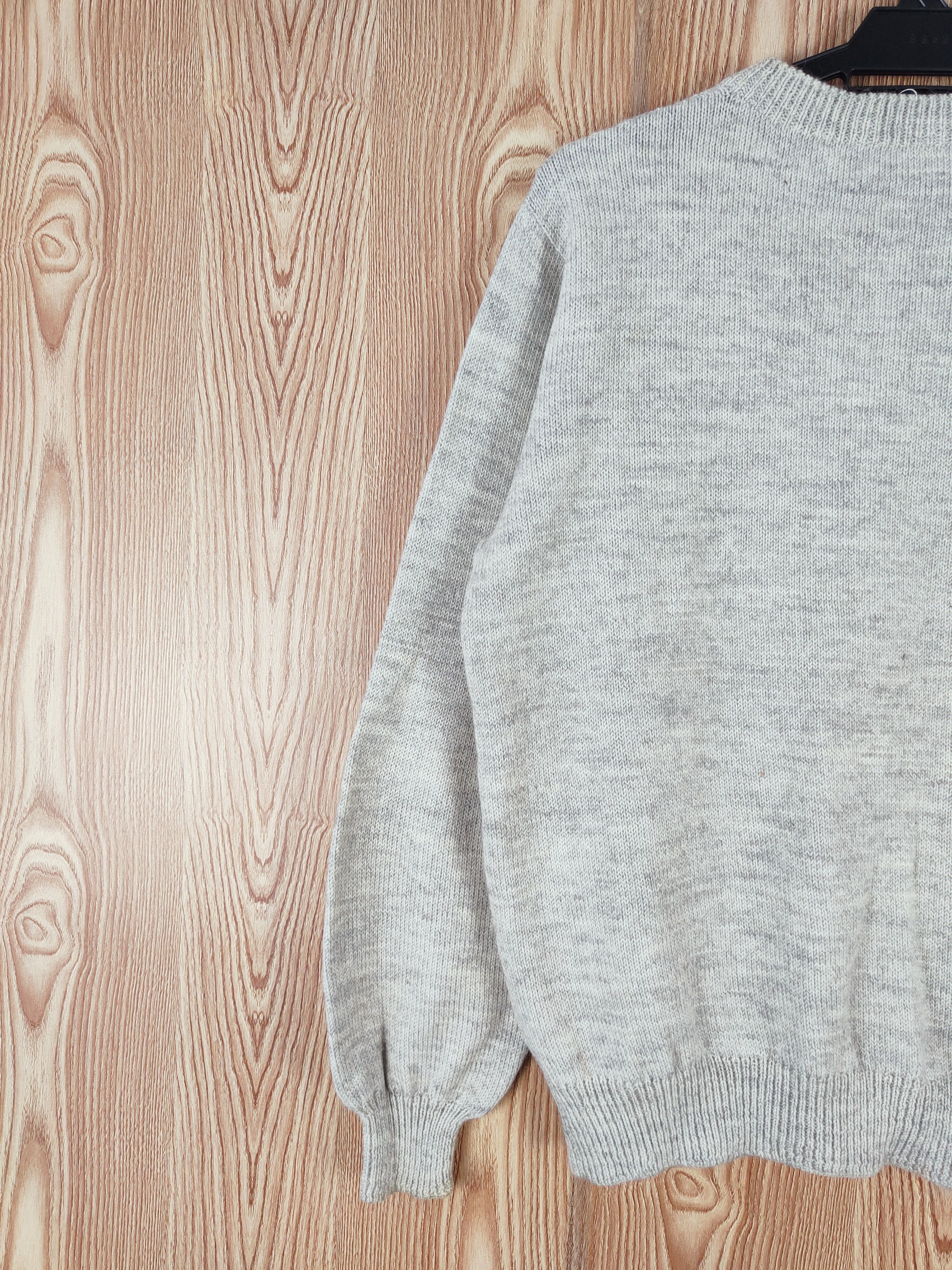 Homespun Knitwear × Japanese Brand Japanese Brand Gray Knitwear Sweatshirts #W301 Size US M / EU 48-50 / 2 - 9 Thumbnail