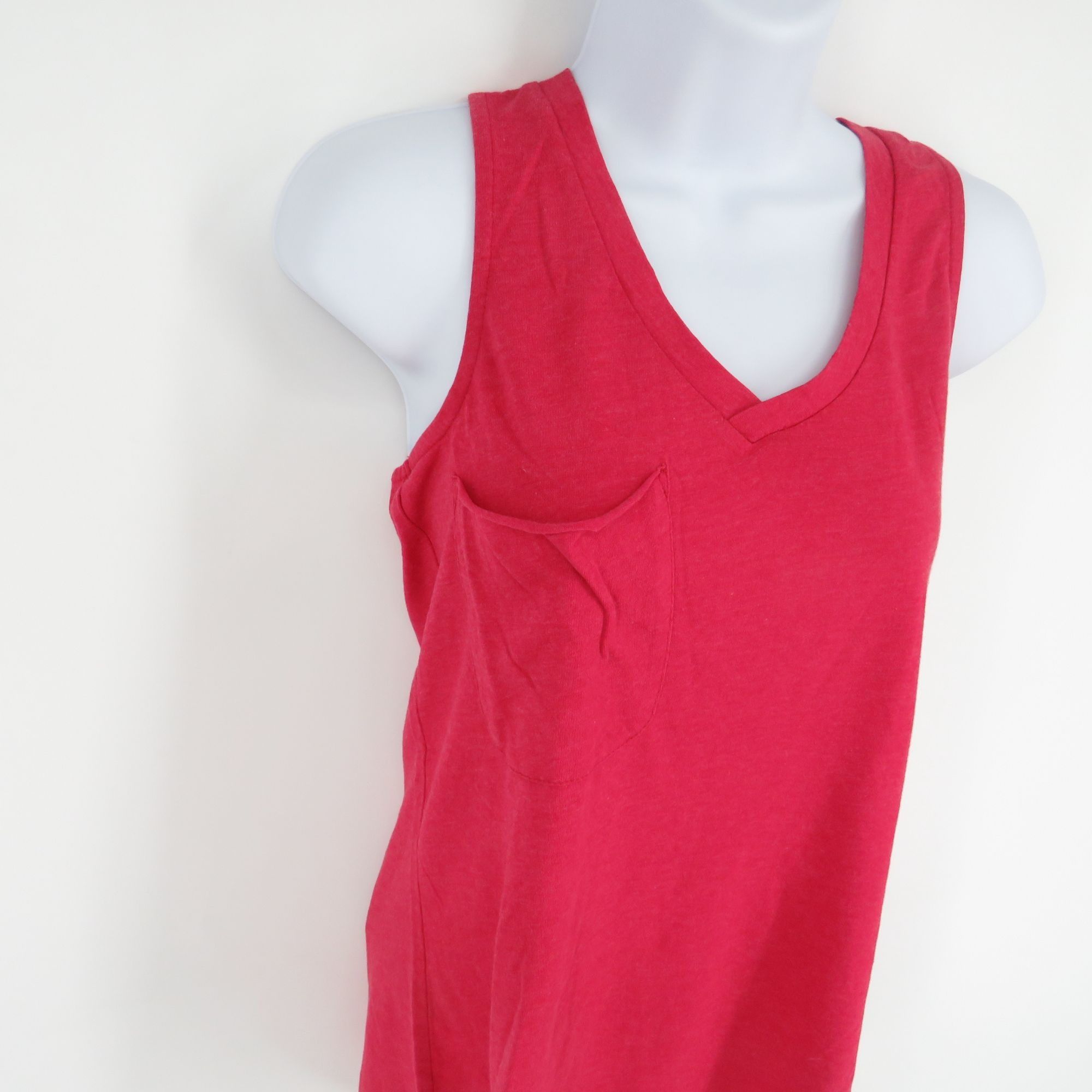 Other Members Mark Womens Small Red V-Neck Sleeveless Tank Top Wit Size S / US 4 / IT 40 - 3 Thumbnail