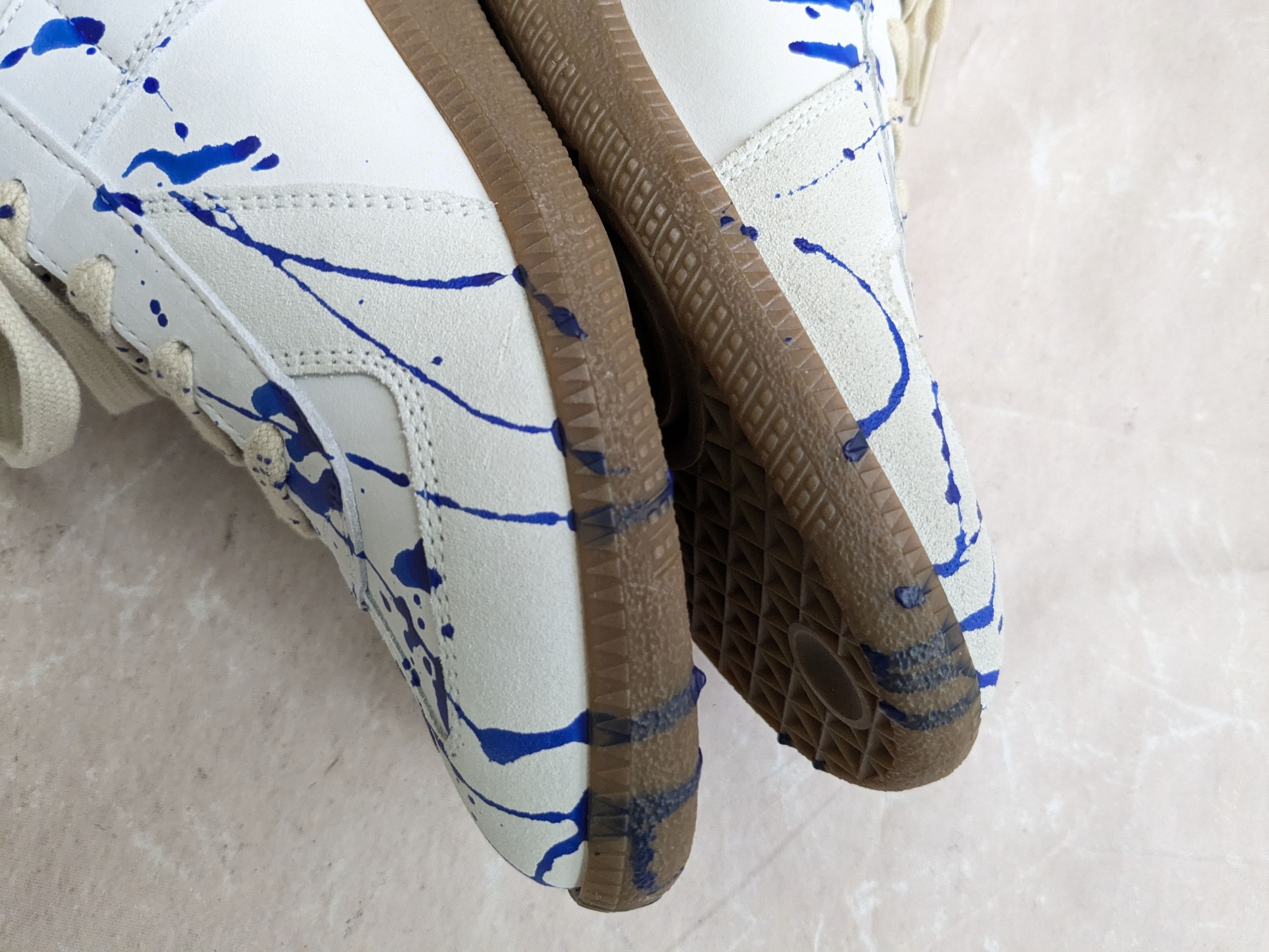 Maison Margiela GAT Replica Paint Splatter Blue 10 43