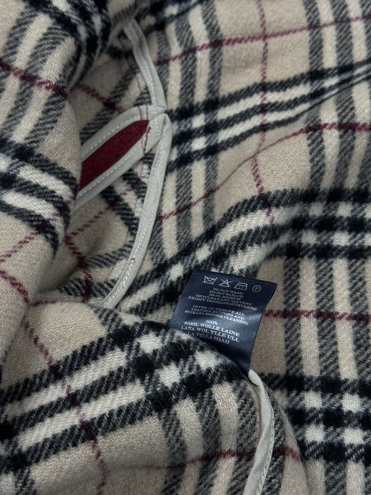 Burberry Wool duffle coat Burberry Nova Check original luxury item Size US XL / EU 56 / 4 - 3 Thumbnail