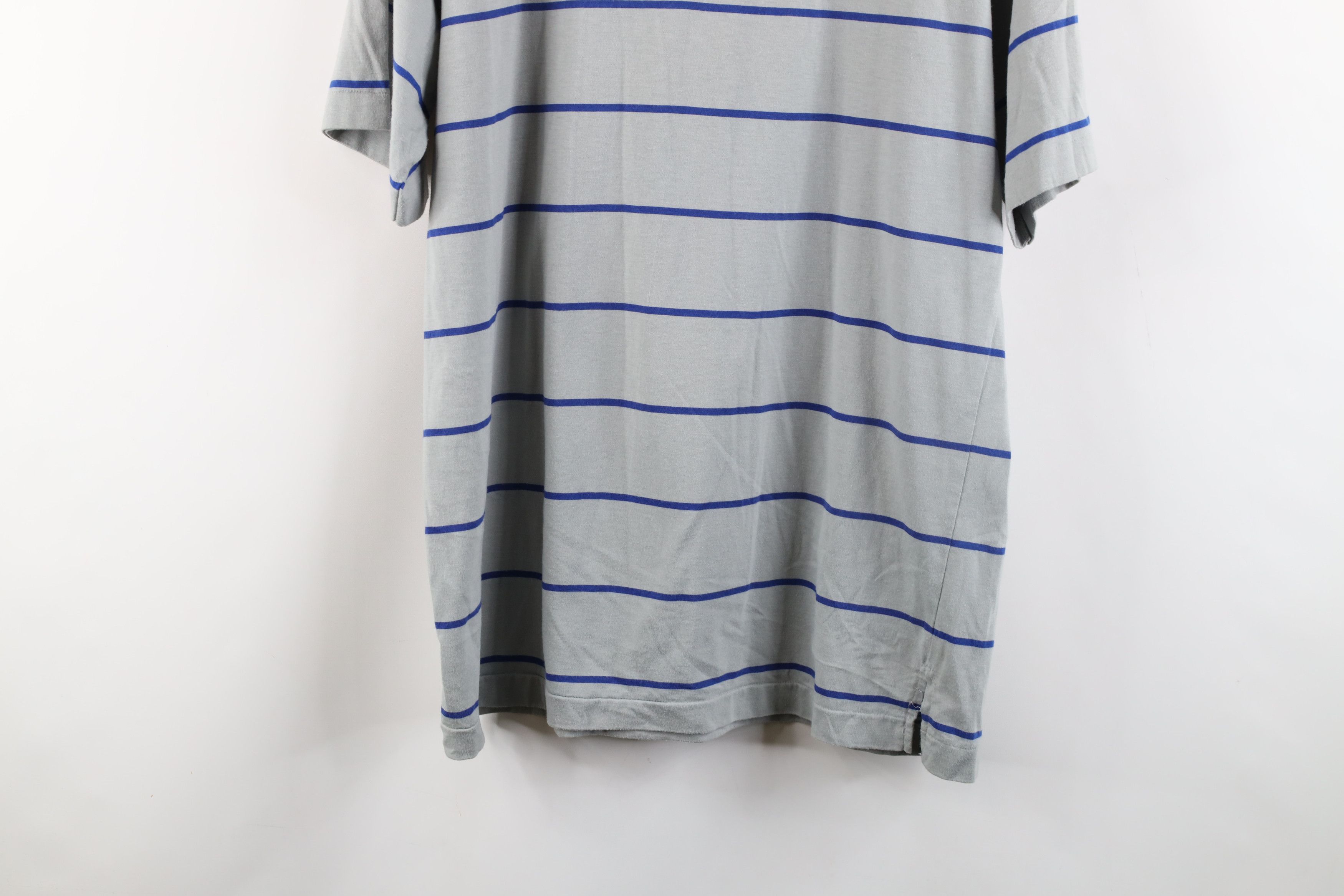 Vintage Vintage 90s Streetwear Striped Knit Collared Golf Polo Shirt Size US L / EU 52-54 / 3 - 11 Thumbnail