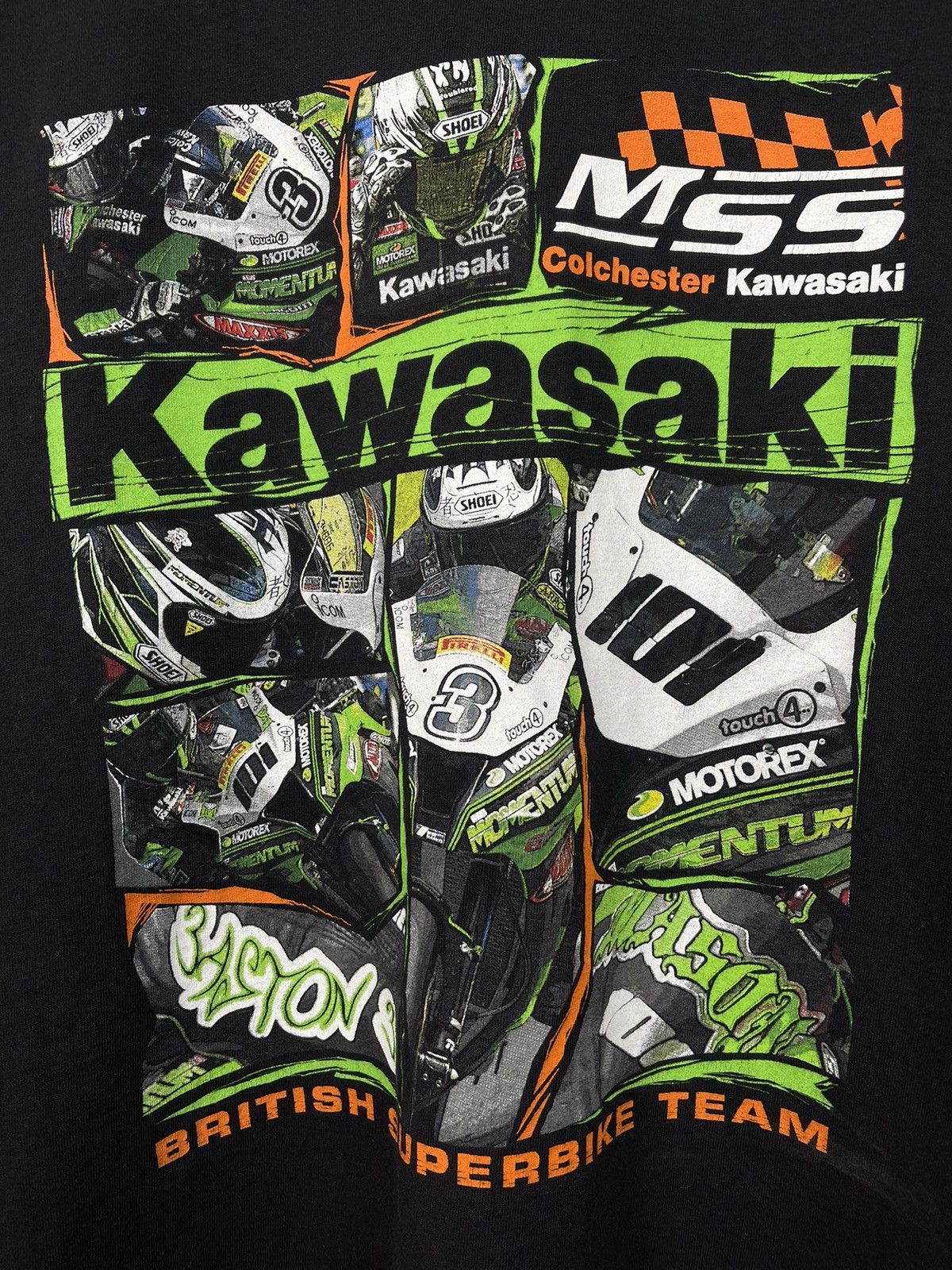 Fruit Of The Loom Kawasaki British Superbike Team Racing T-Shirt Men’s Size L Size US L / EU 52-54 / 3 - 5 Thumbnail