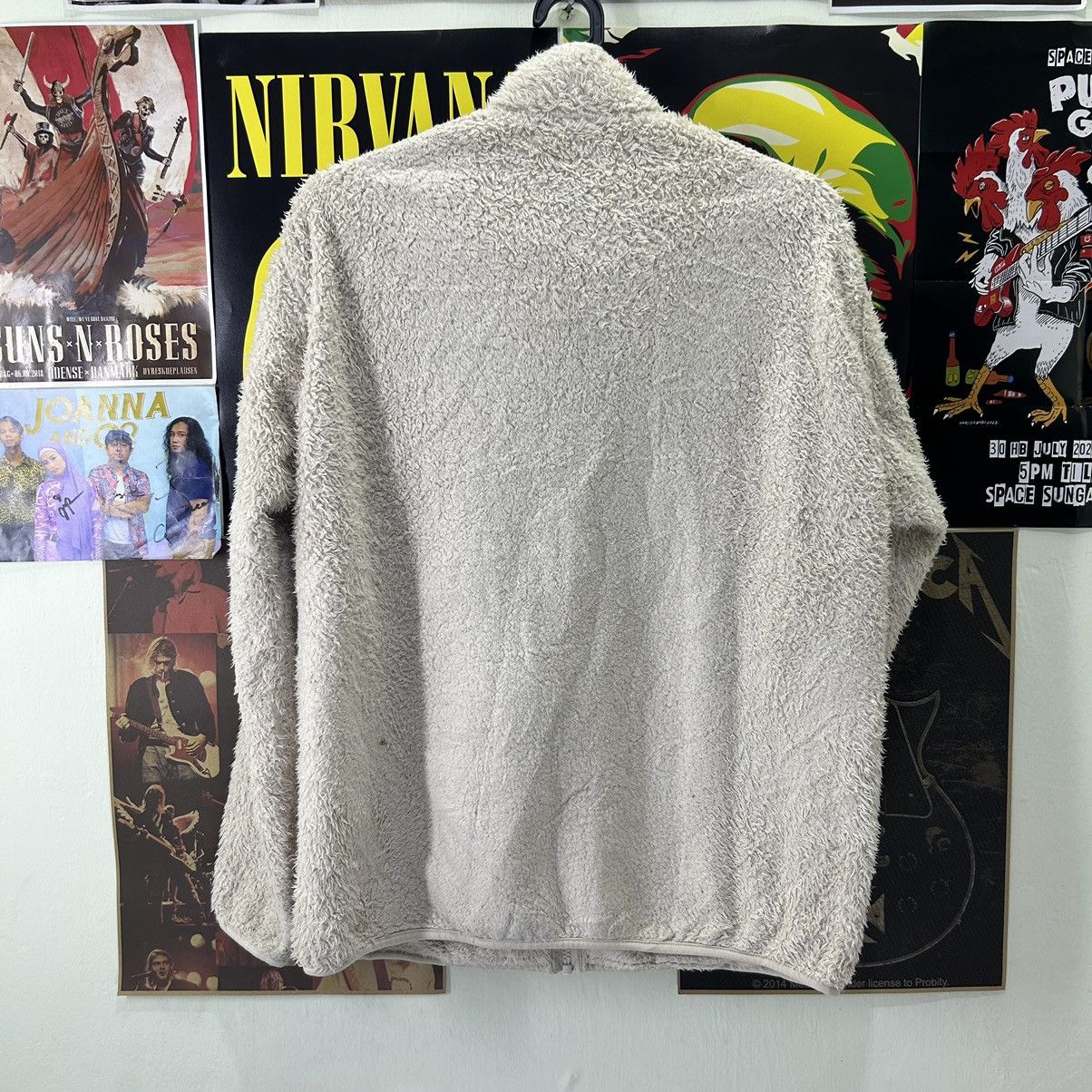 Uniqlo Vintage Uniqlo Faux Fur Zipped Sweater Size US L / EU 52-54 / 3 - 6 Thumbnail