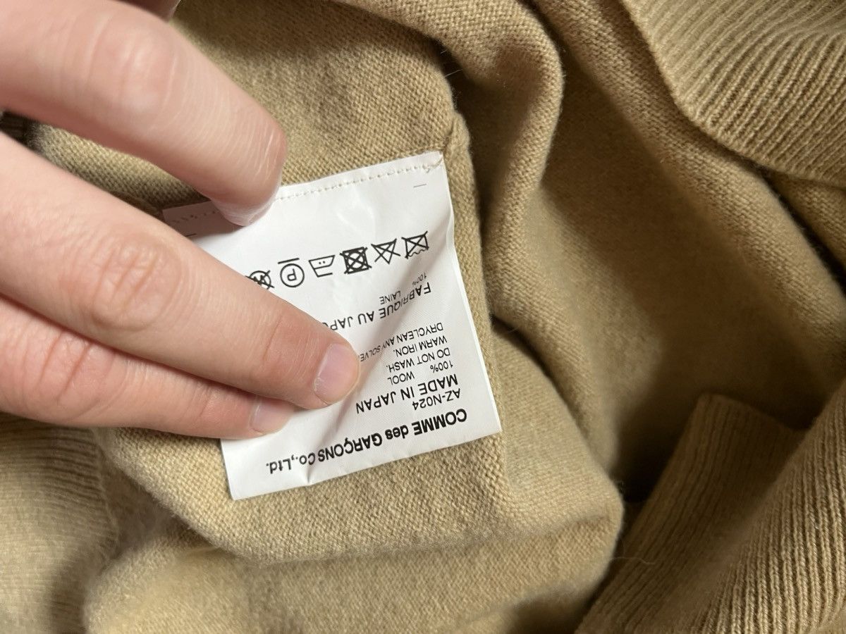 Comme des Garcons PLAY Comme des garcons play beige cardigan Size US XXL / EU 58 / 5 - 4 Thumbnail