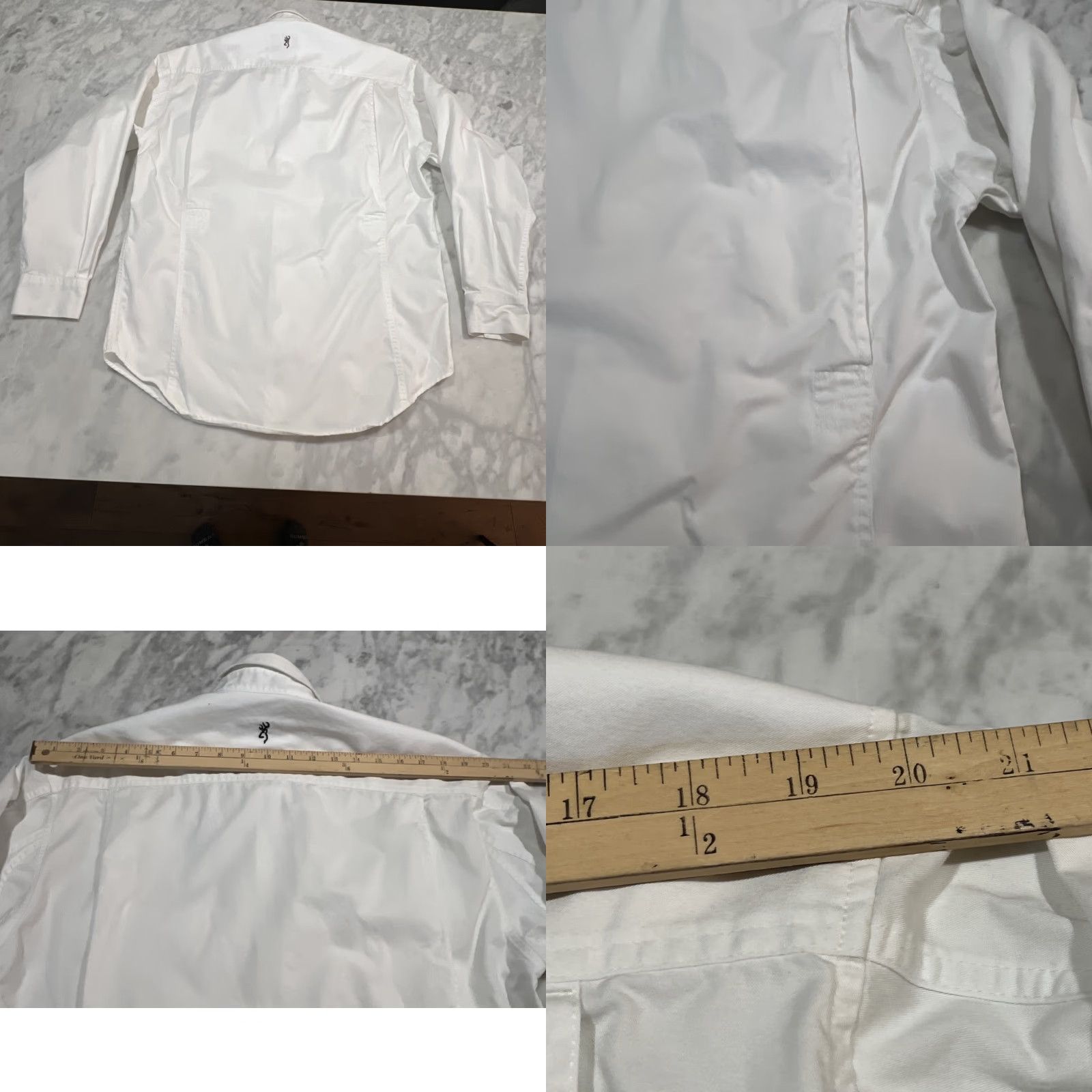 Vintage VINTAGE Browning Gold Super Naturals Cotton Button Down Shirt Mens M White Pocket Button-Up Shirt Men 90s Hunting Embroidered Pocket Regular Size US M / EU 48-50 / 2 - 8 Thumbnail