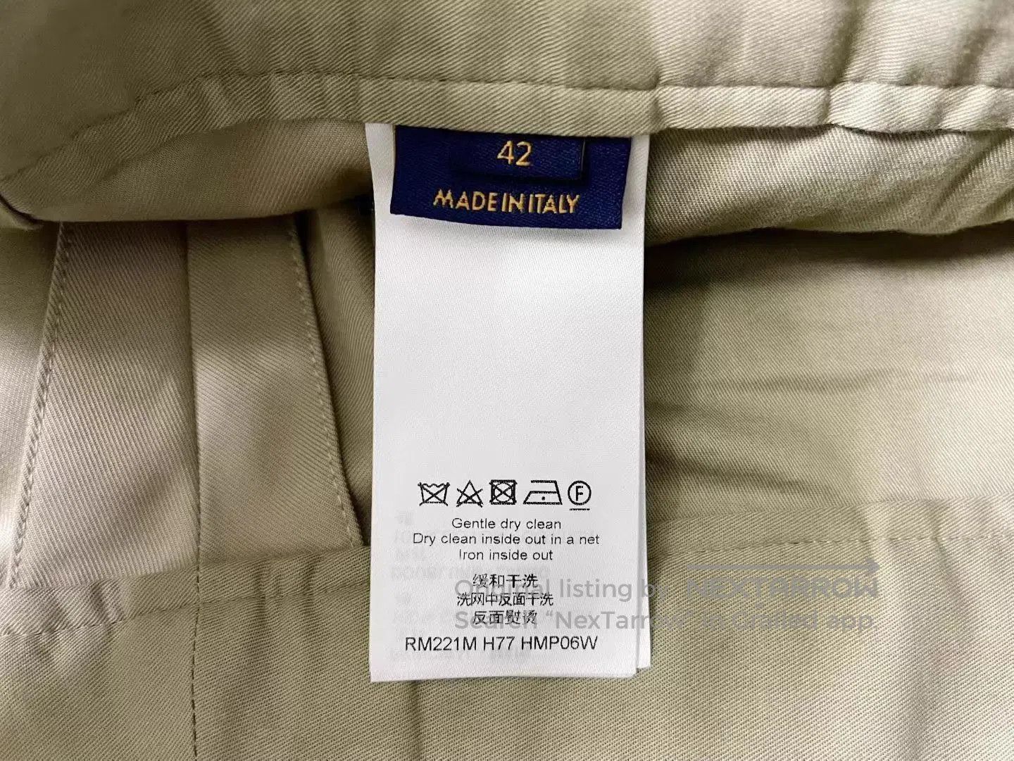 Louis Vuitton Beige Casual Pants Size 26. Size US 26 / EU 42 - 3 Thumbnail