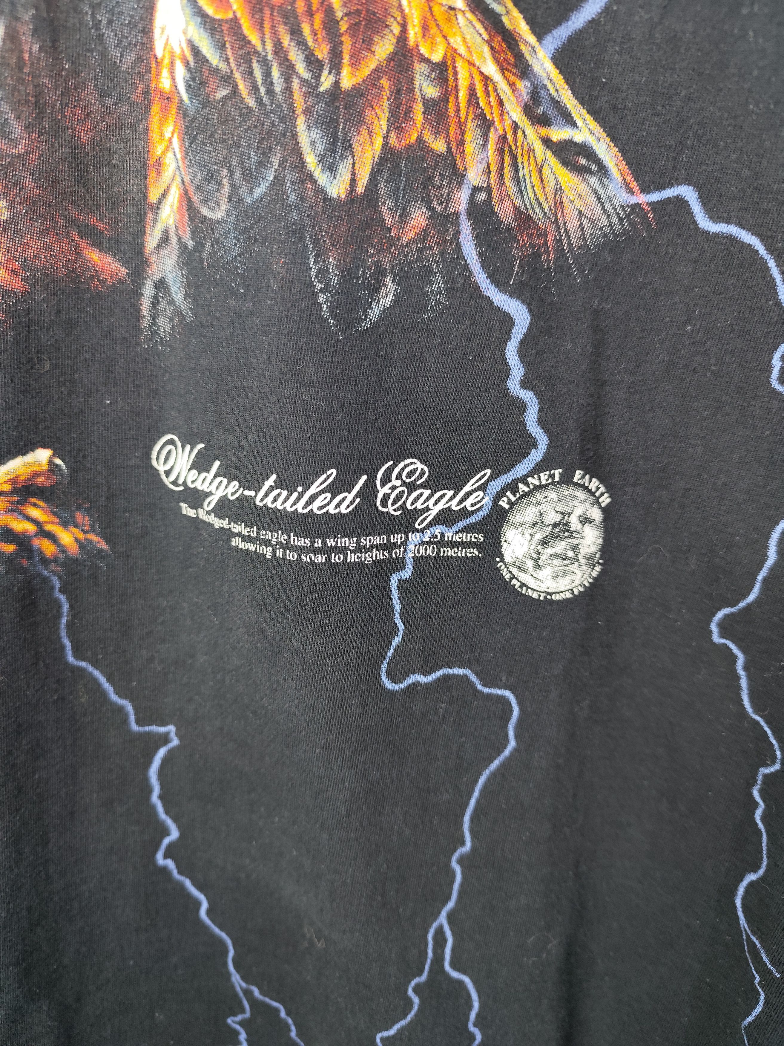Other Vintage Planet Earth 90s Eagle AOP American Thunder Tee Size US XL / EU 56 / 4 - 2 Thumbnail