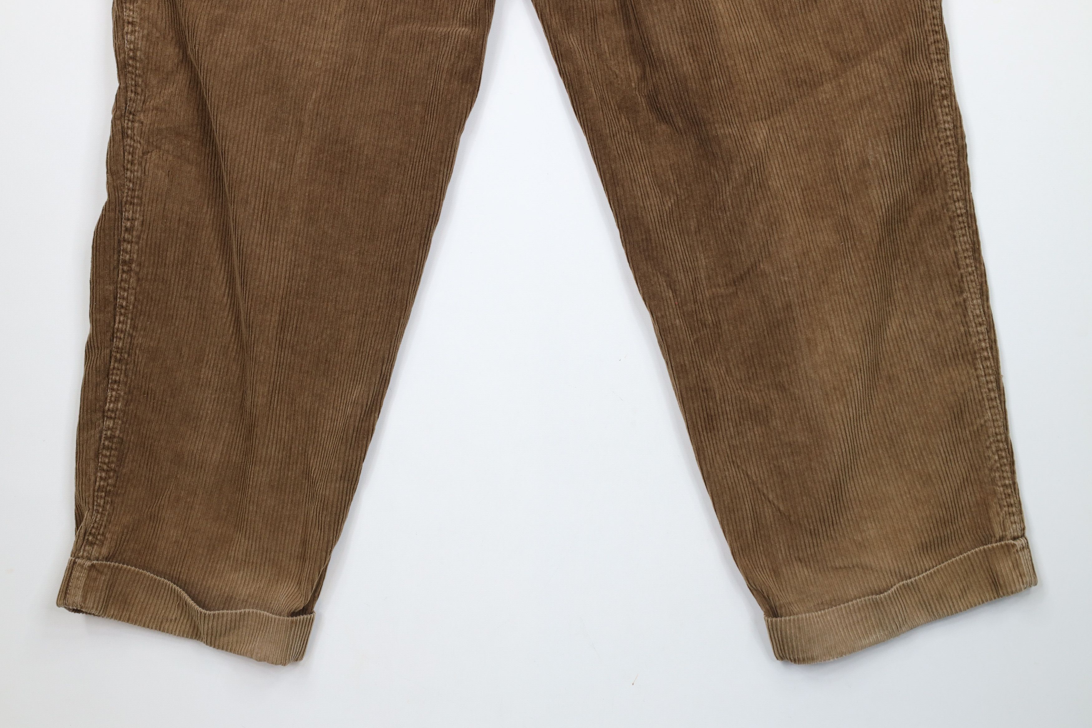 Vintage Vintage 90s Streetwear Cuffed Wide Leg Corduroy Pants Size US 36 / EU 52 - 14 Thumbnail