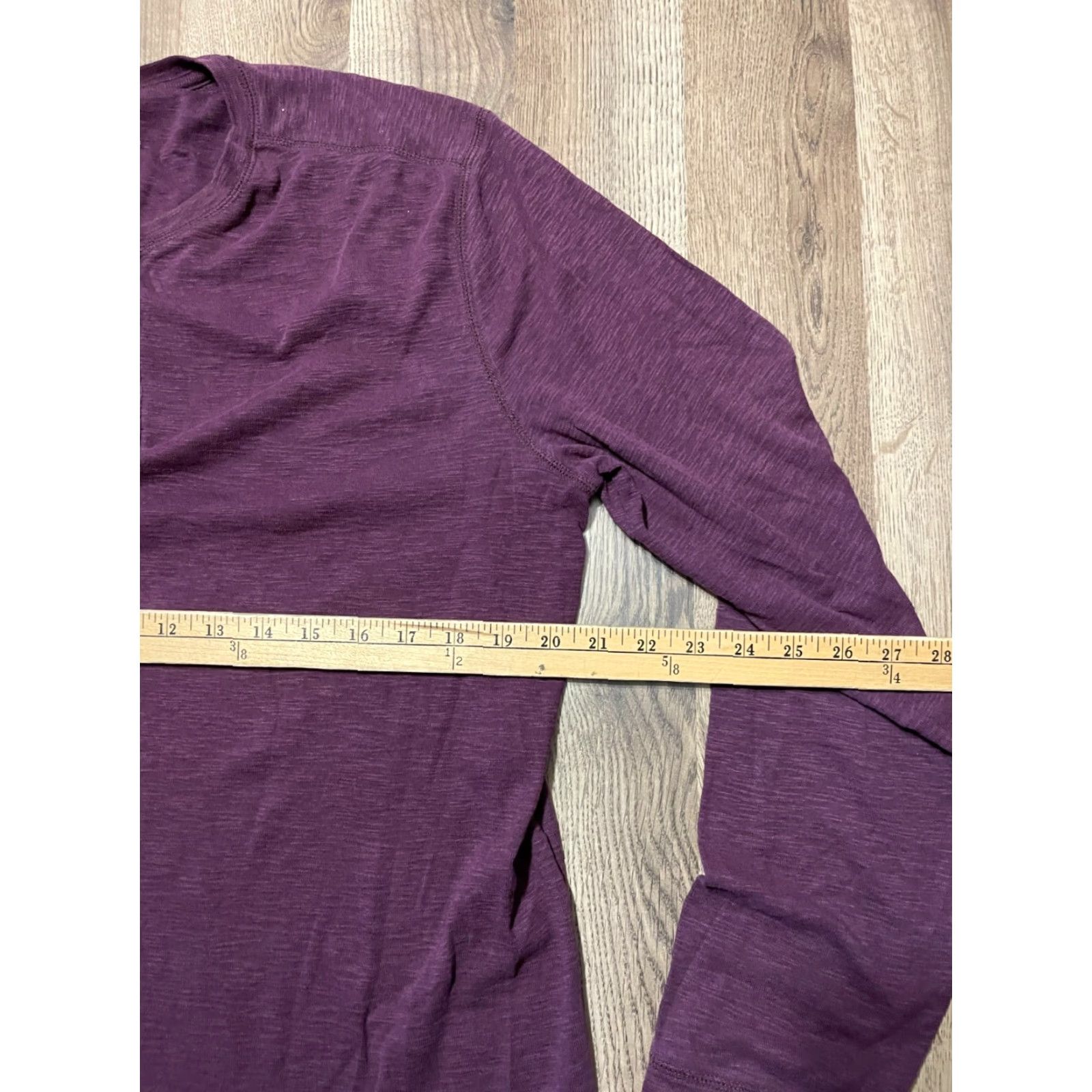 Apt. 9 APT.9 Shirt Mens XLT Purple Long Sleeve 1/4 Buttons Big & Tall T-Shirt Size US XL / EU 56 / 4 - 6 Thumbnail