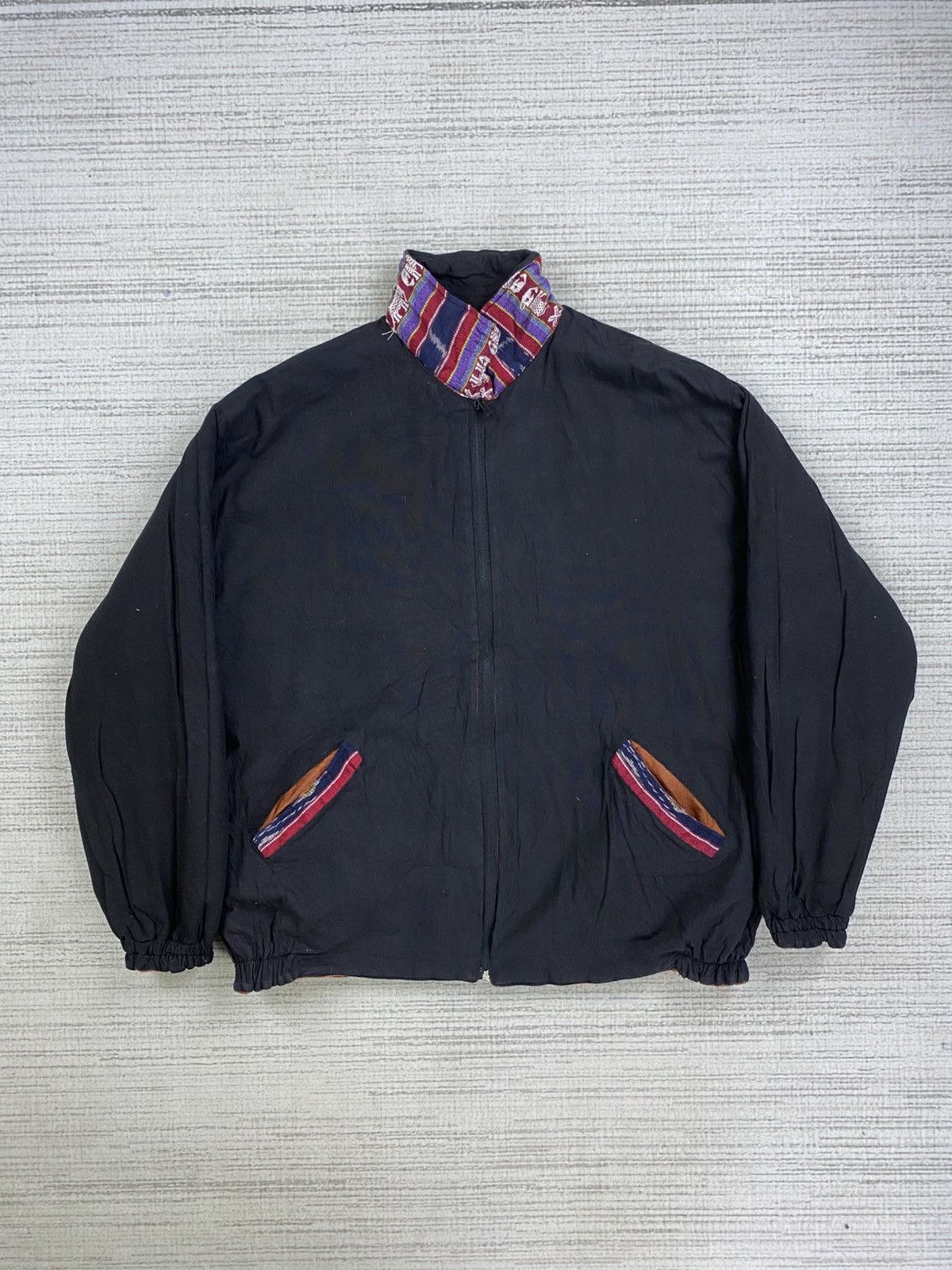 Designer × Japanese Brand Vintage Navajo Chimayo Native Style Reversible Jacket Size US L / EU 52-54 / 3 - 12 Thumbnail