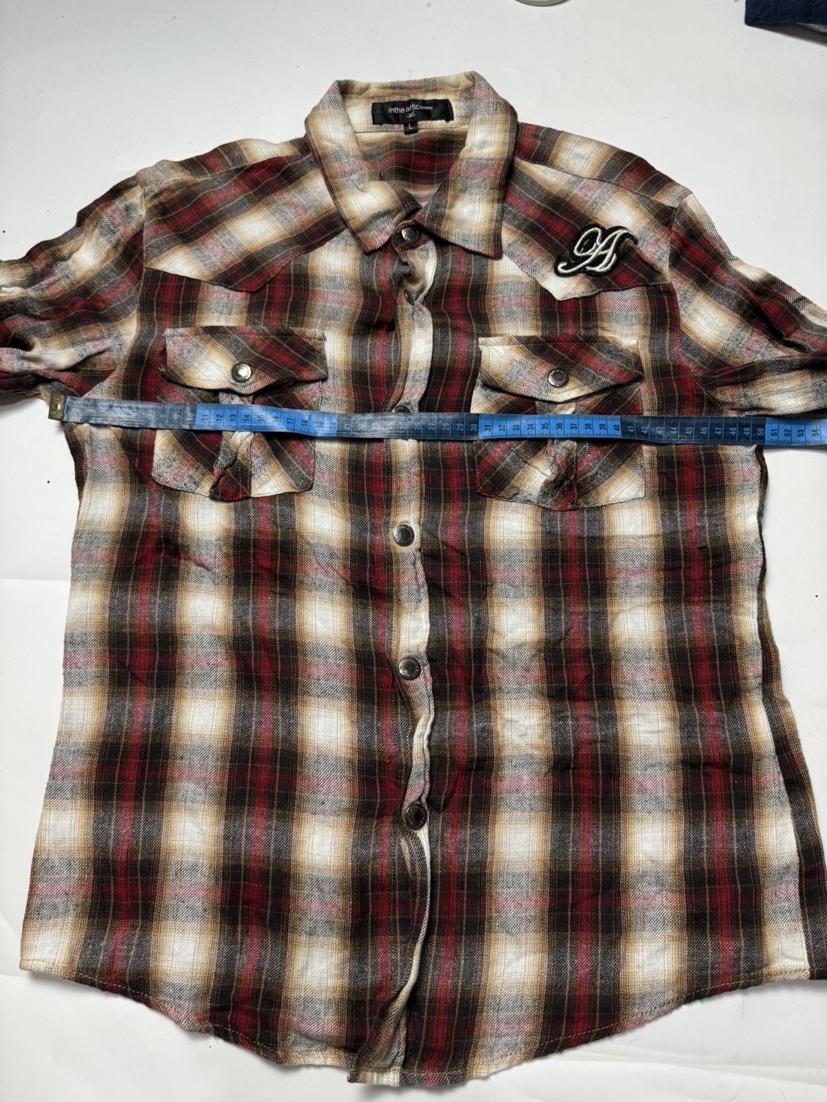 If Six Was Nine × In The Attic × Japanese Brand Intheattic Poem Skulls Button Shirt Size US L / EU 52-54 / 3 - 8 Thumbnail