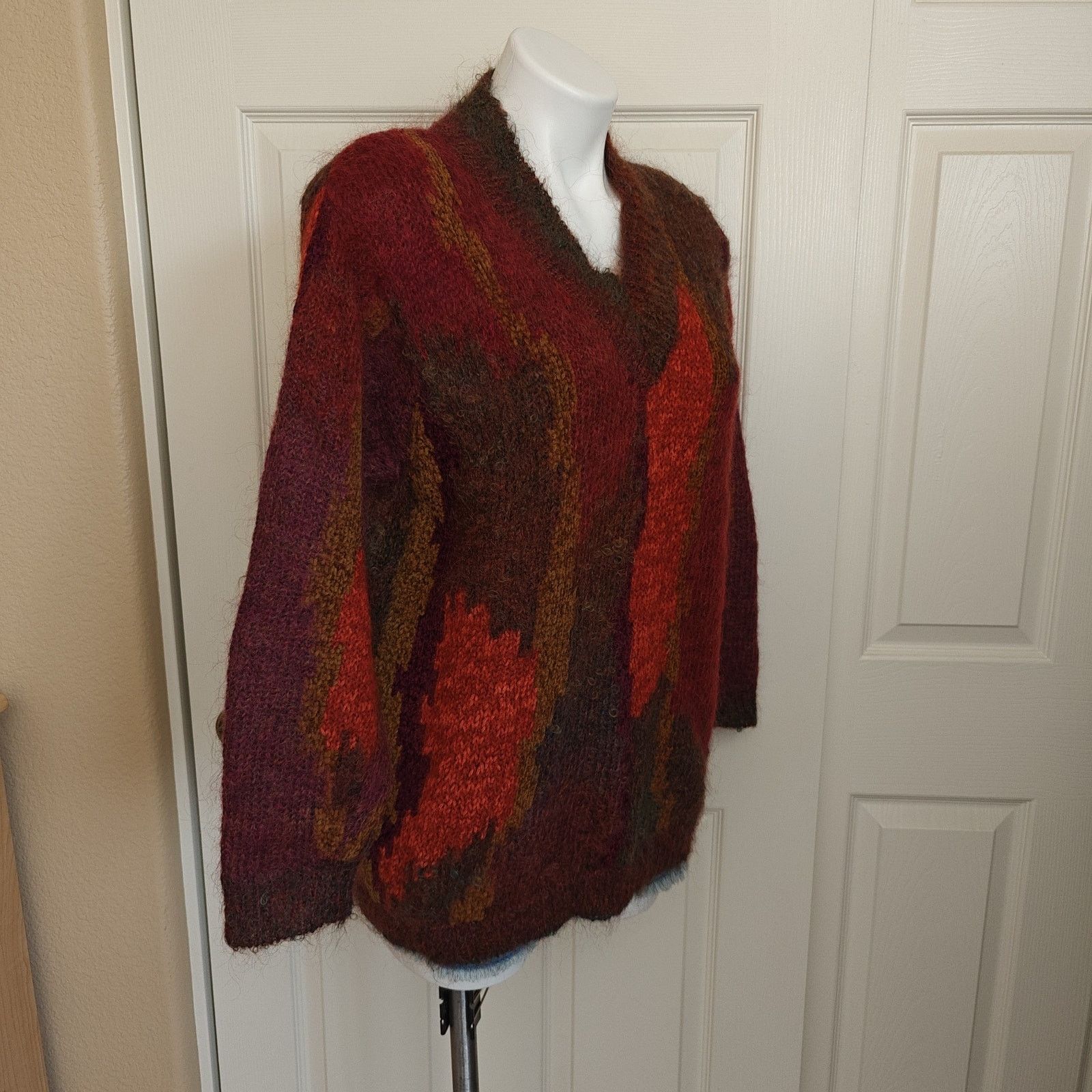 Vintage Vintage Jeanne Pierre mohair V-neck sweater sz M Size M / US 6-8 / IT 42-44 - 3 Thumbnail