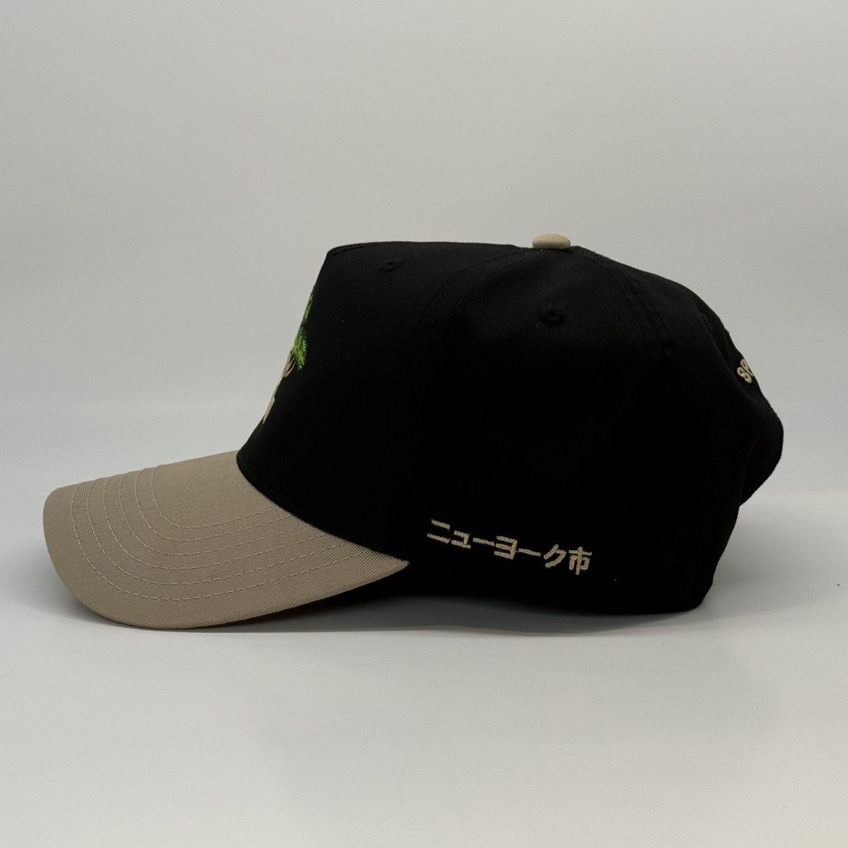 Japanese Brand New York Bonsai Tree Black and Khaki Snapback Size ONE SIZE - 4 Thumbnail