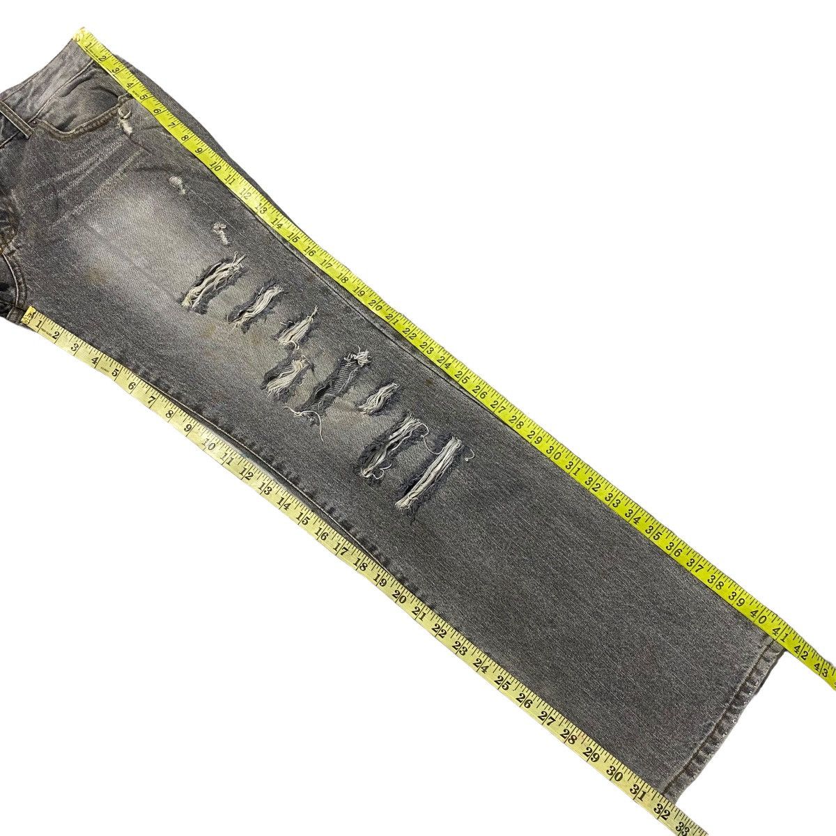 GOSTAR DE FUGA FUGA Distressed Denim Flare Jeans Size US 32 / EU 48 - 18 Thumbnail