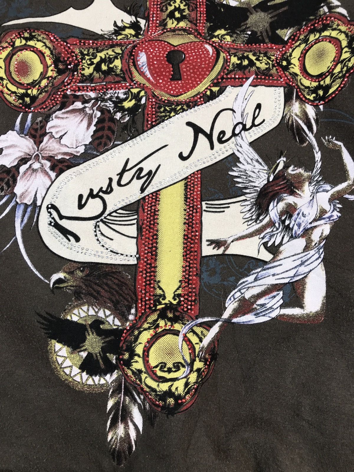 Japanese Brand Vintage Zip Hoodie Ed Hardy Style Y2K Size S / US 4 / IT 40 - 10 Thumbnail