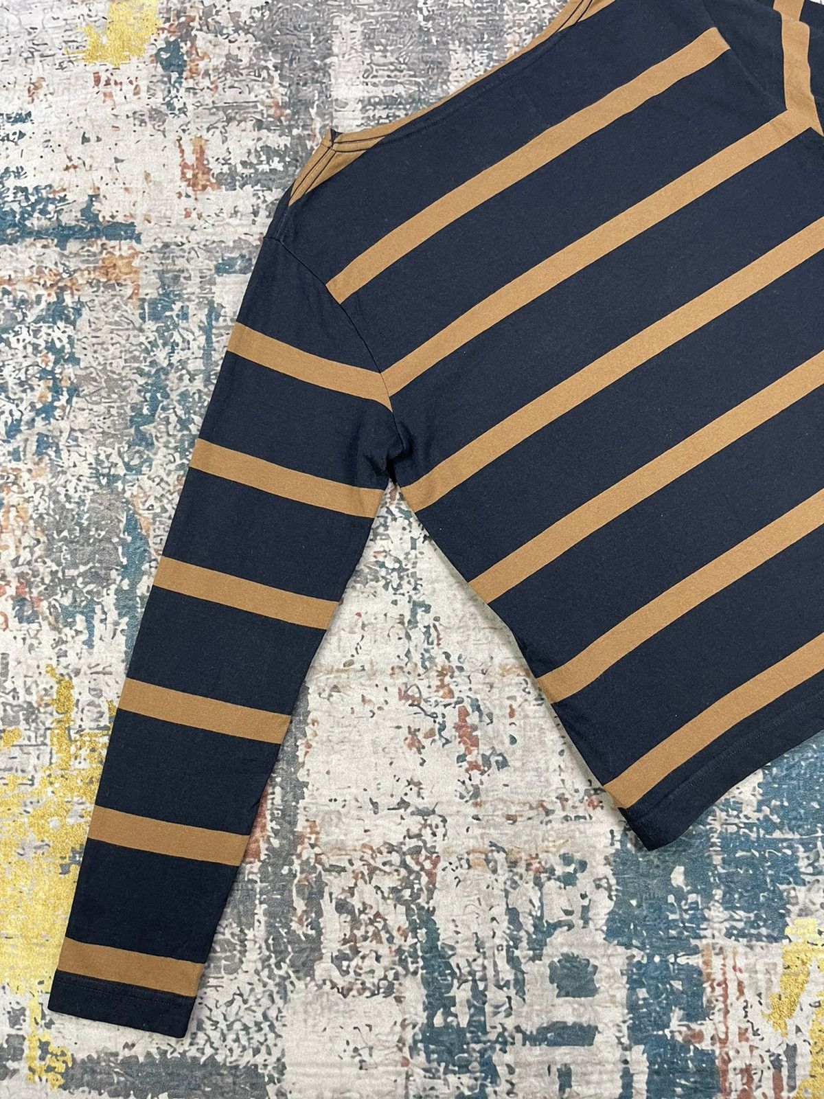 Margaret Howell MHL Margaret Howell Wide Crew Wide Stripe Shirt Size XS / US 0-2 / IT 36-38 - 5 Thumbnail