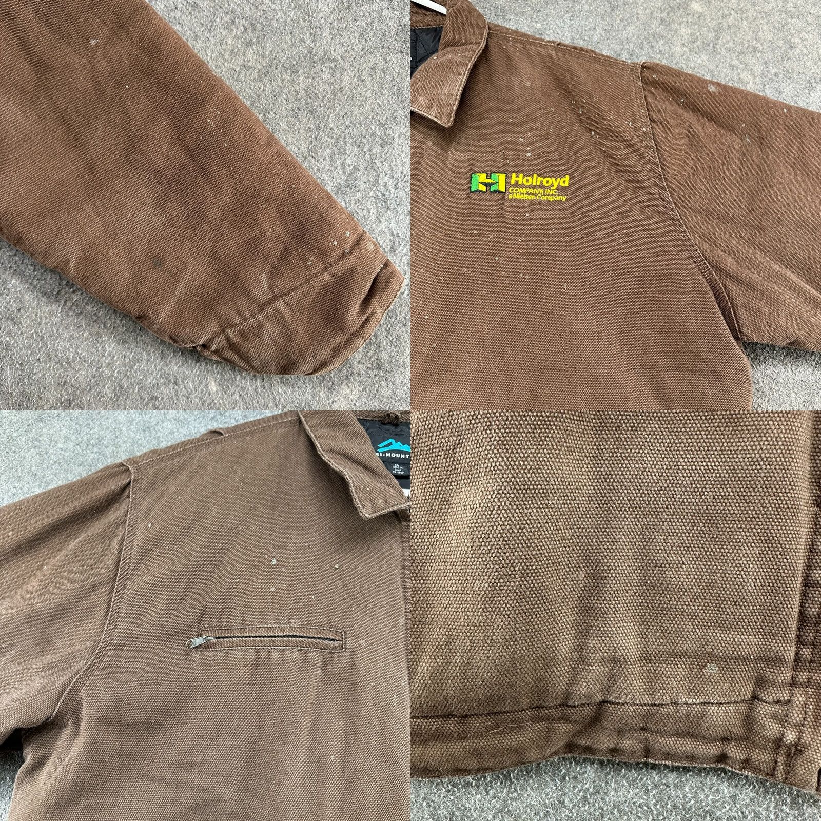 Vintage VINTAGE Tri Mountain Jacket Mens XL Brown Bomber Canvas Detroit Style Workwear Size US XL / EU 56 / 4 - 9 Thumbnail