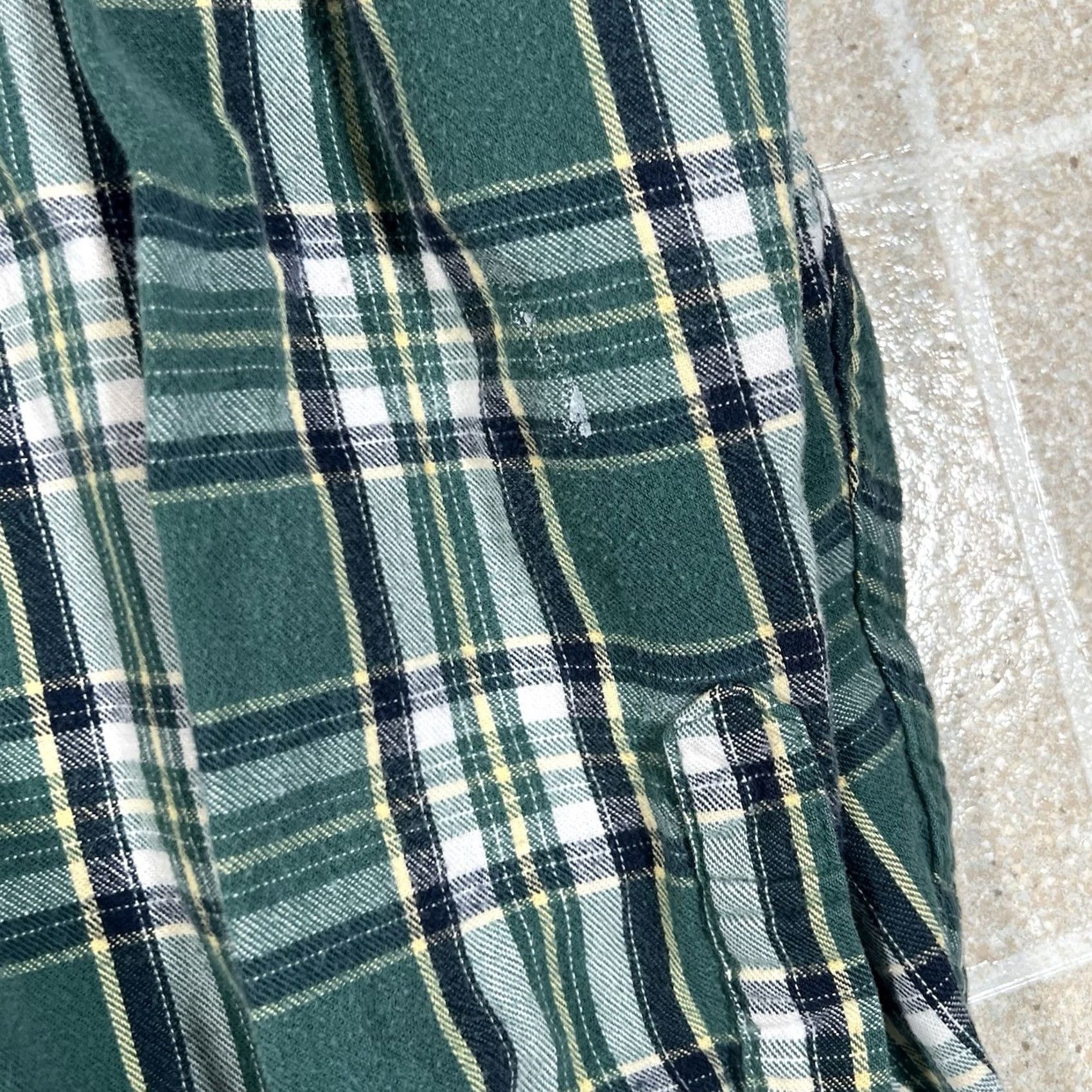 Vintage L.L. Bean Flannel Shirt Green Medium Mens Long Sleeve Button-Up Regular Size M Size US M / EU 48-50 / 2 - 4 Thumbnail
