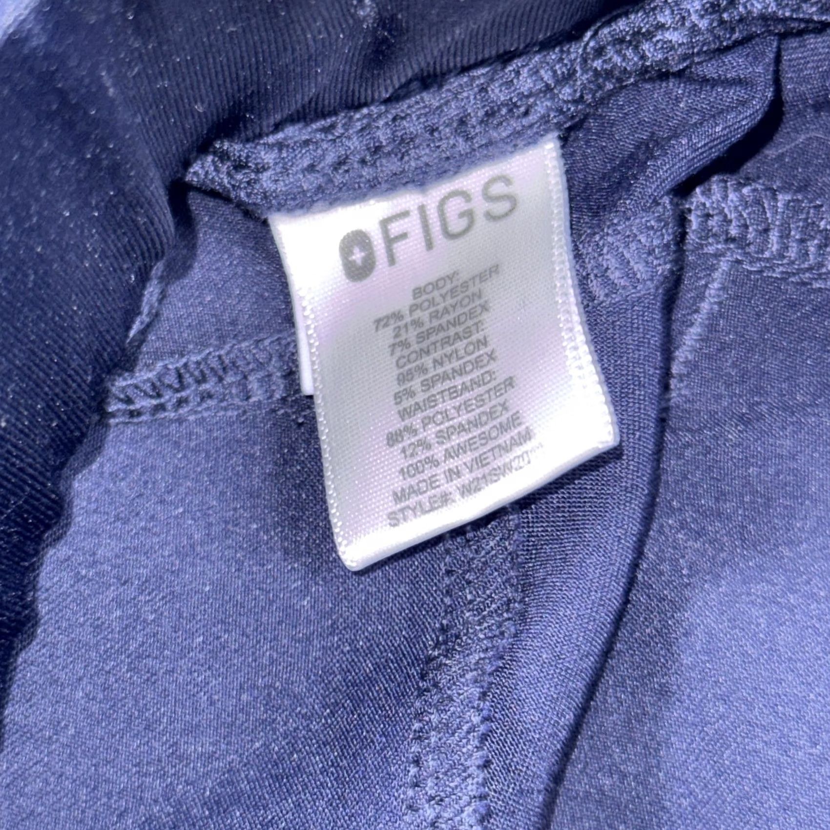 Vintage FIGS Technical Collection Pants Mens Small Blue Jogger Workwear Stretch Size US 29 - 4 Thumbnail
