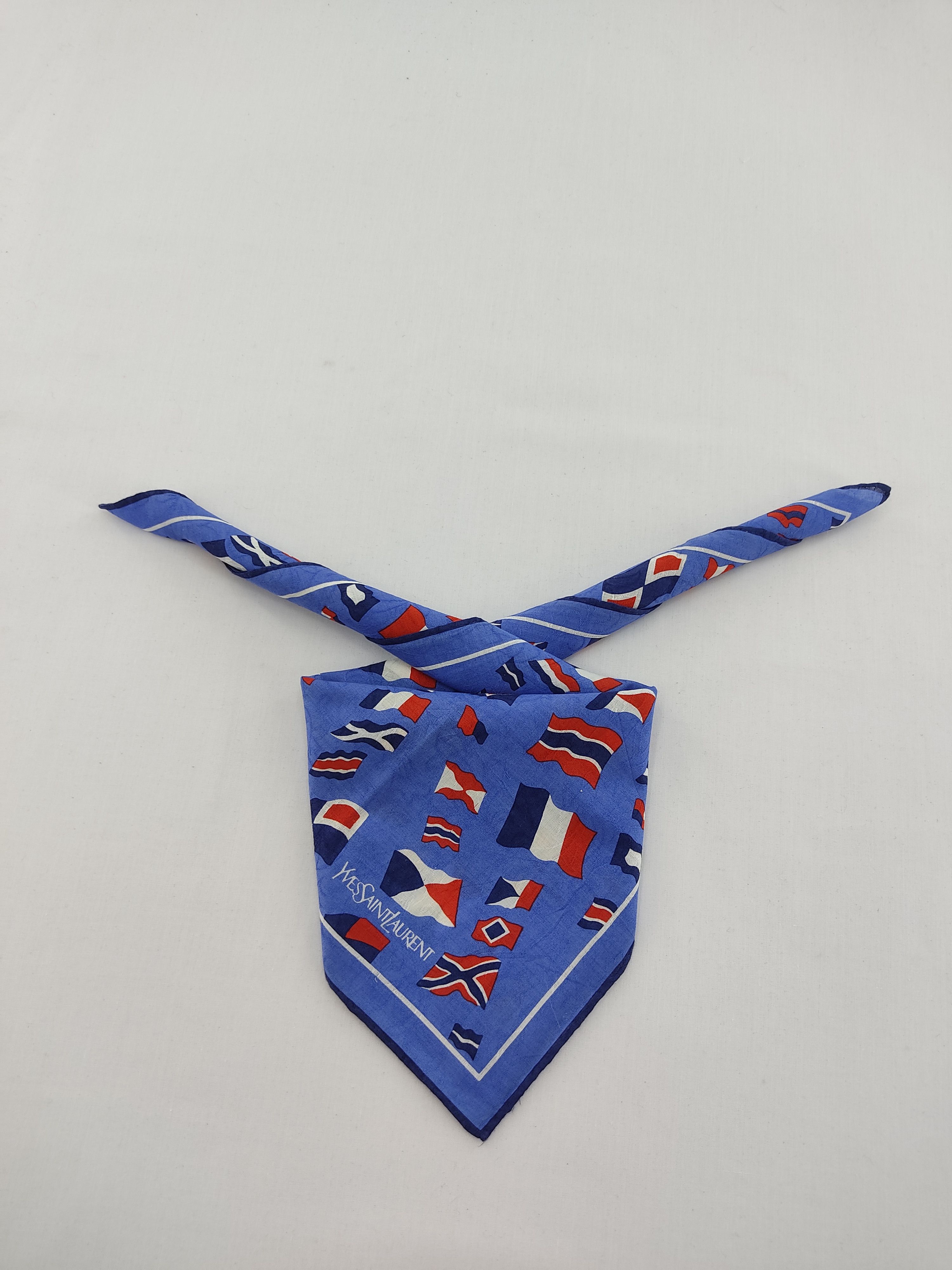 Yves Saint Laurent Vintage Yves Saint Laurent Handkerchief / Neckwear / Bandana Size ONE SIZE - 2 Thumbnail