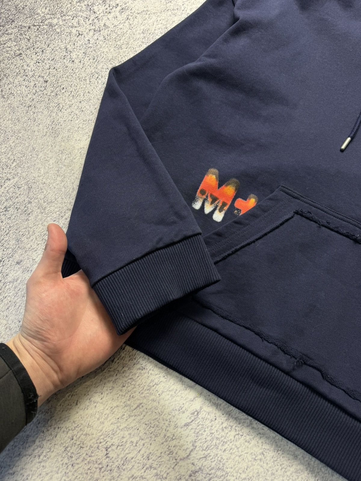 M+Rc Noir M+RC Noir Big Logo Blue Oversize Hoodie Y2K Size US M / EU 48-50 / 2 - 10 Thumbnail