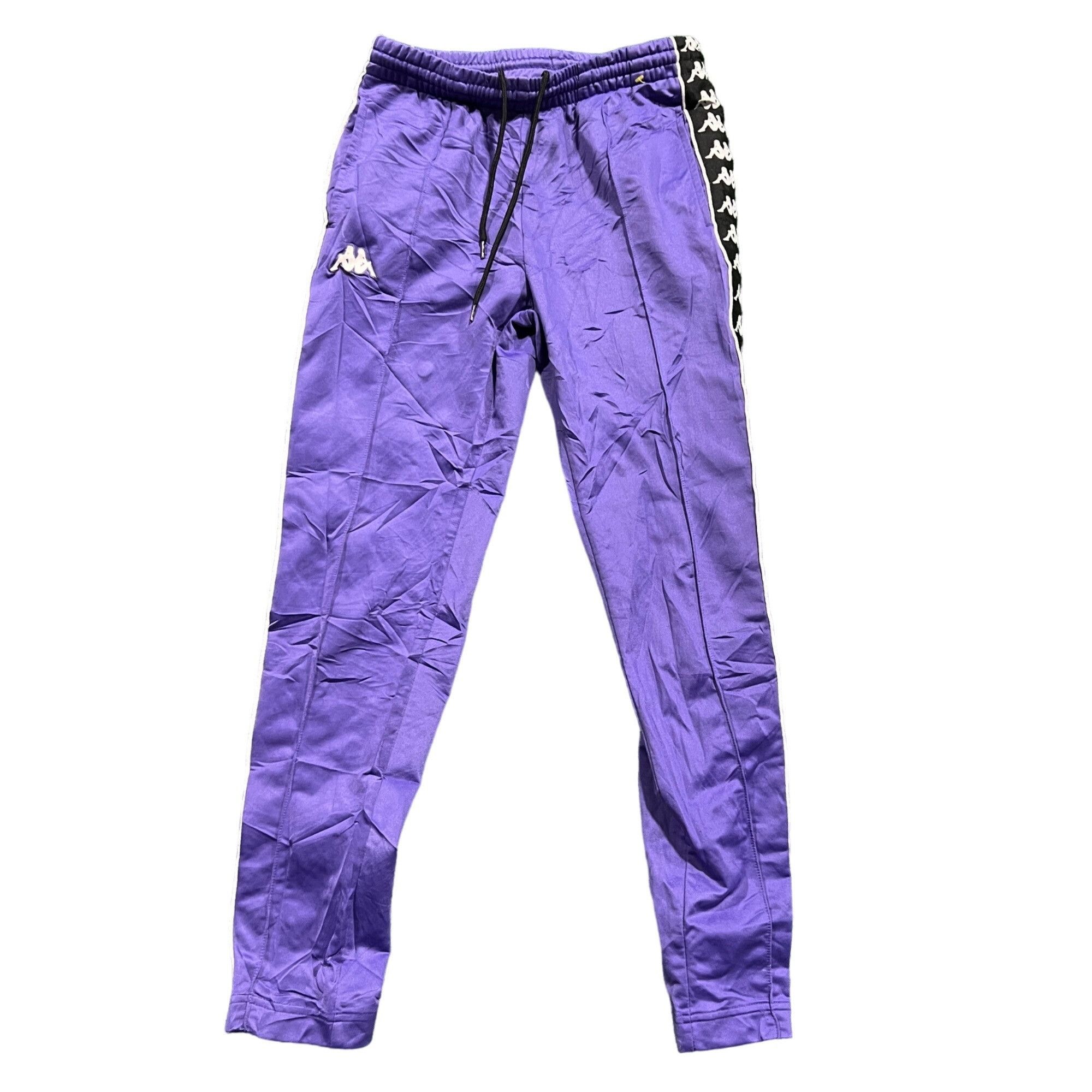 Kappa track pants purple online