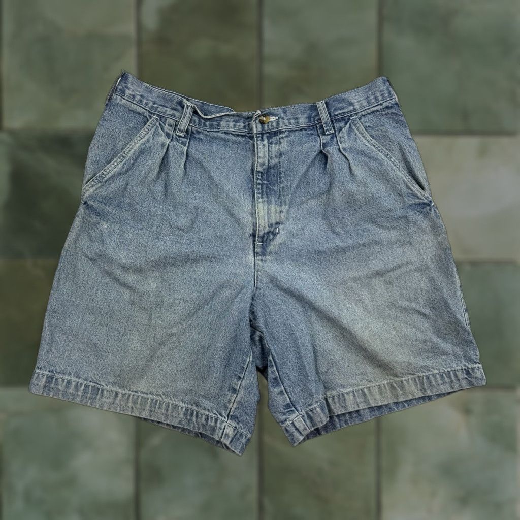 Faded Glory VINTAGE Faded Glory Jeans Shorts Men 36 Blue 90s Grunge Y2K Baggy Relaxed Casual Workwear Size US 36 / EU 52 - 1 Thumbnail