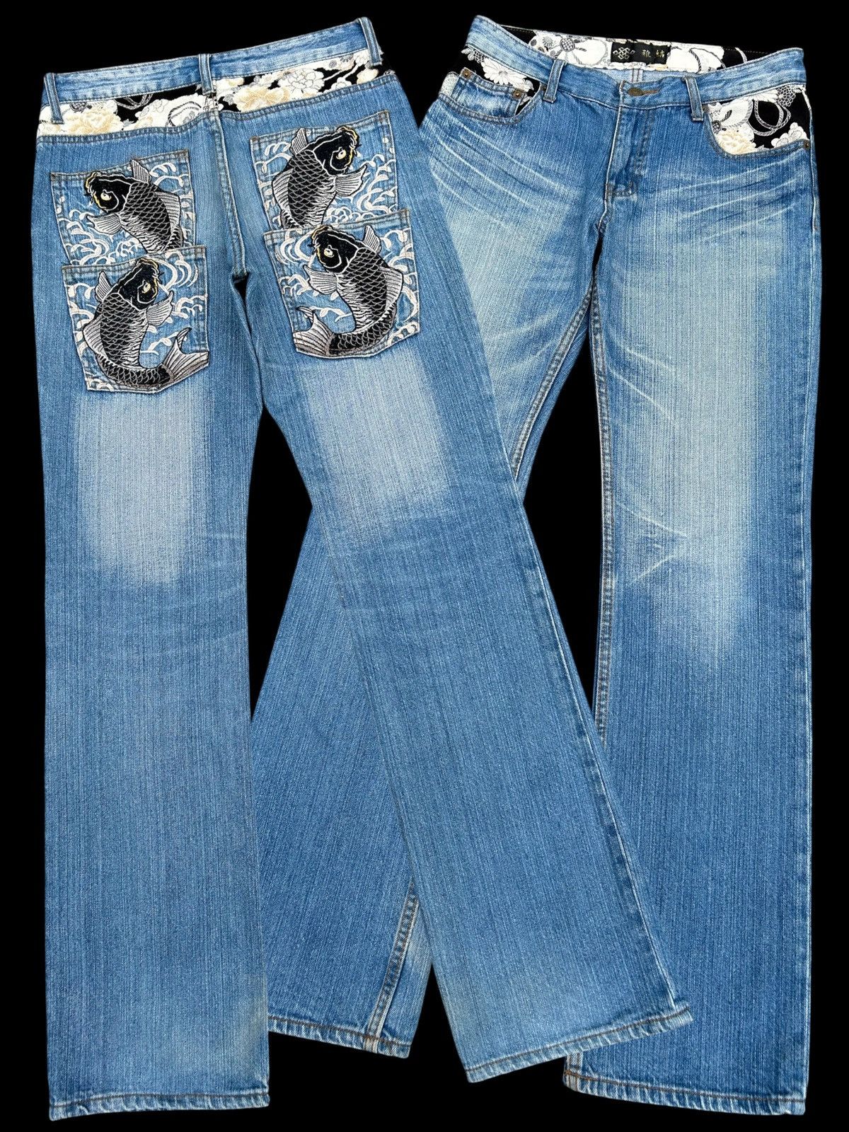 Kapital Karakuri Tamashii embroidery Inspired Japanese Denim Jeans Size US 30 / EU 46 - 1 Thumbnail